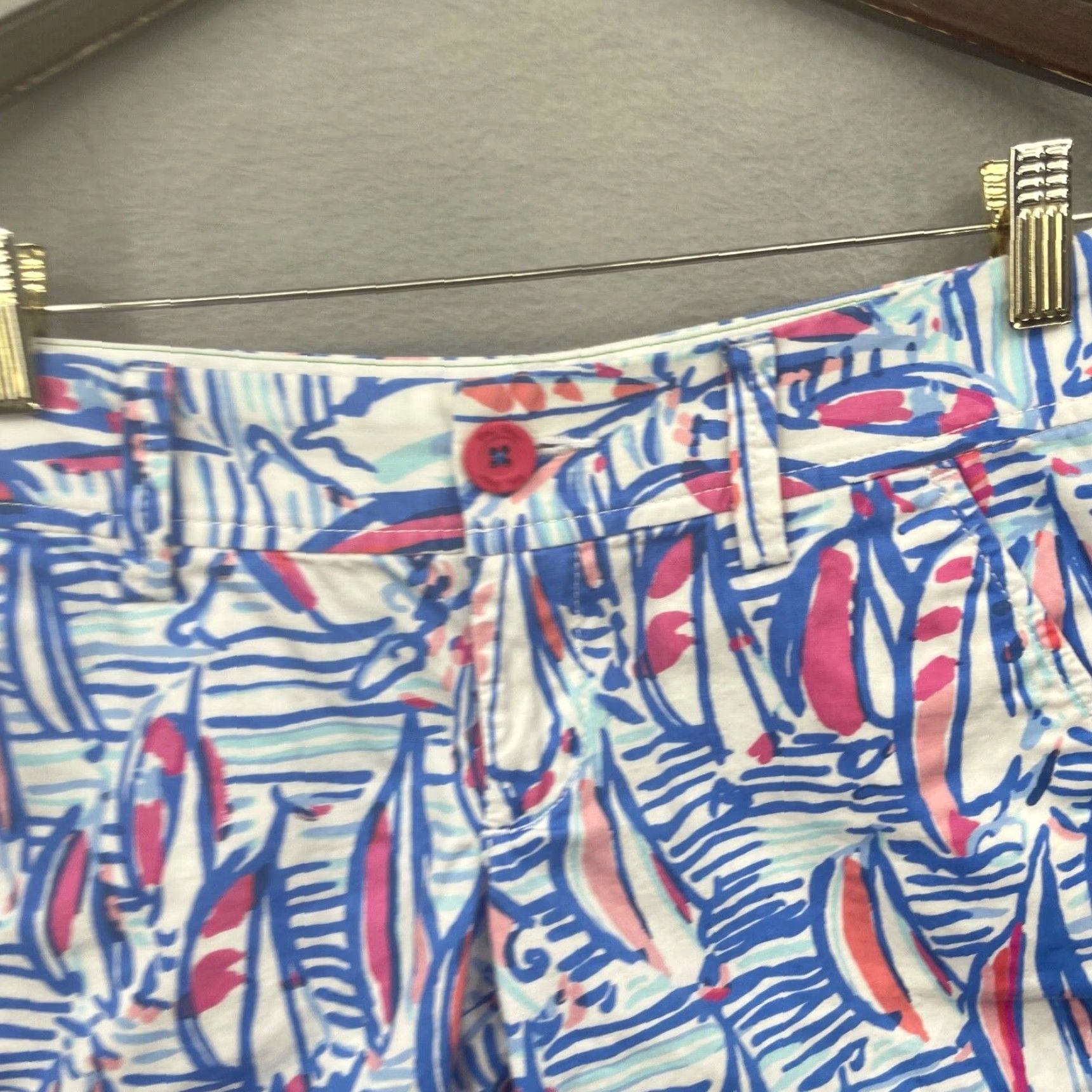 Lilly Pulitzer VINTAGE Lilly Pulitzer Callahan Shorts Womens 00 Casual Cotton Flat Front Preppy 90s Girls Size 24" / US 00 / IT 34 - 3 Thumbnail