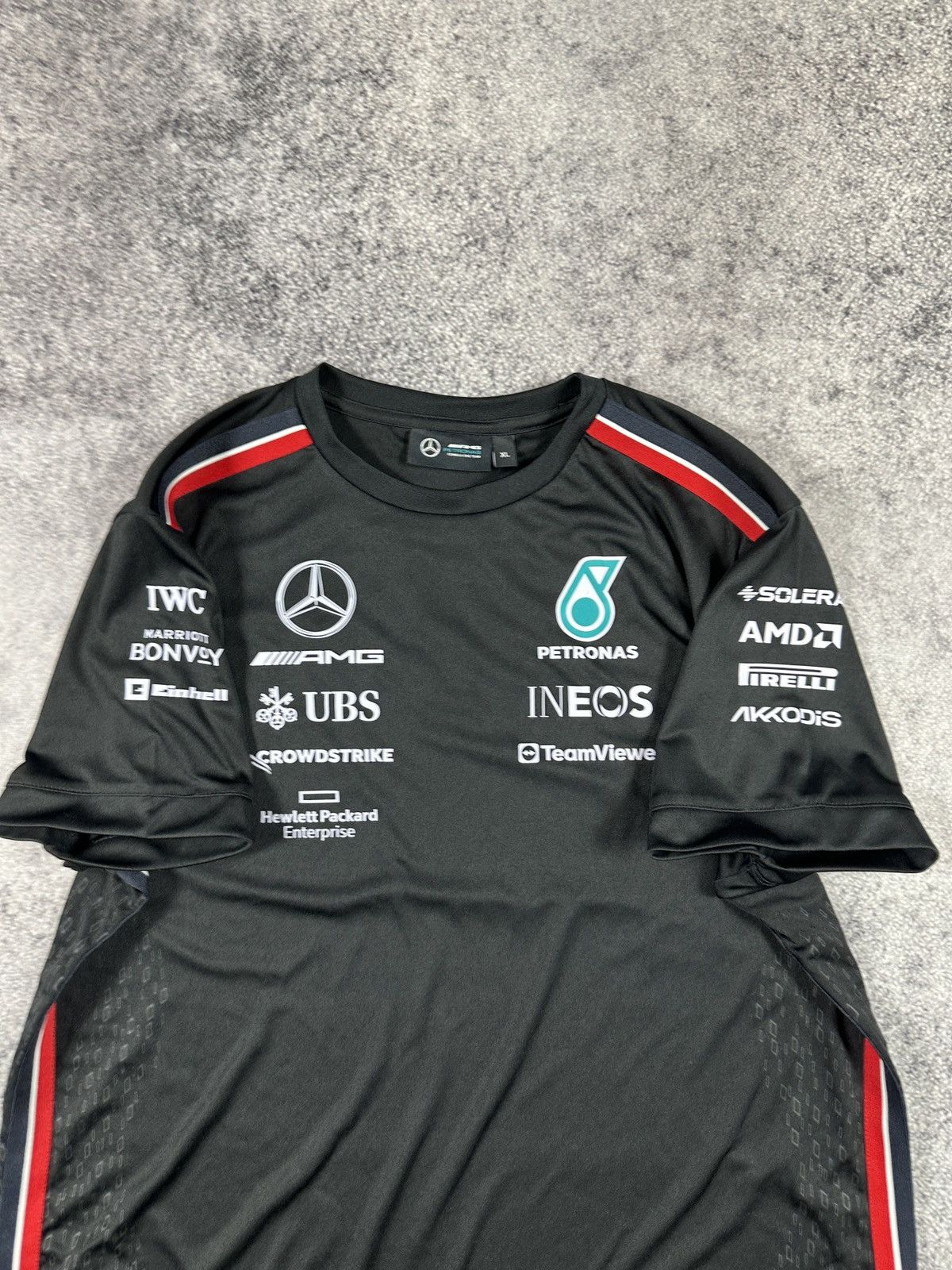 Mercedes-Benz F-1 Mercedes Benz AMG Polo Petronas Racing Logo Rare XL USA Size US XL / EU 56 / 4 - 4 Thumbnail