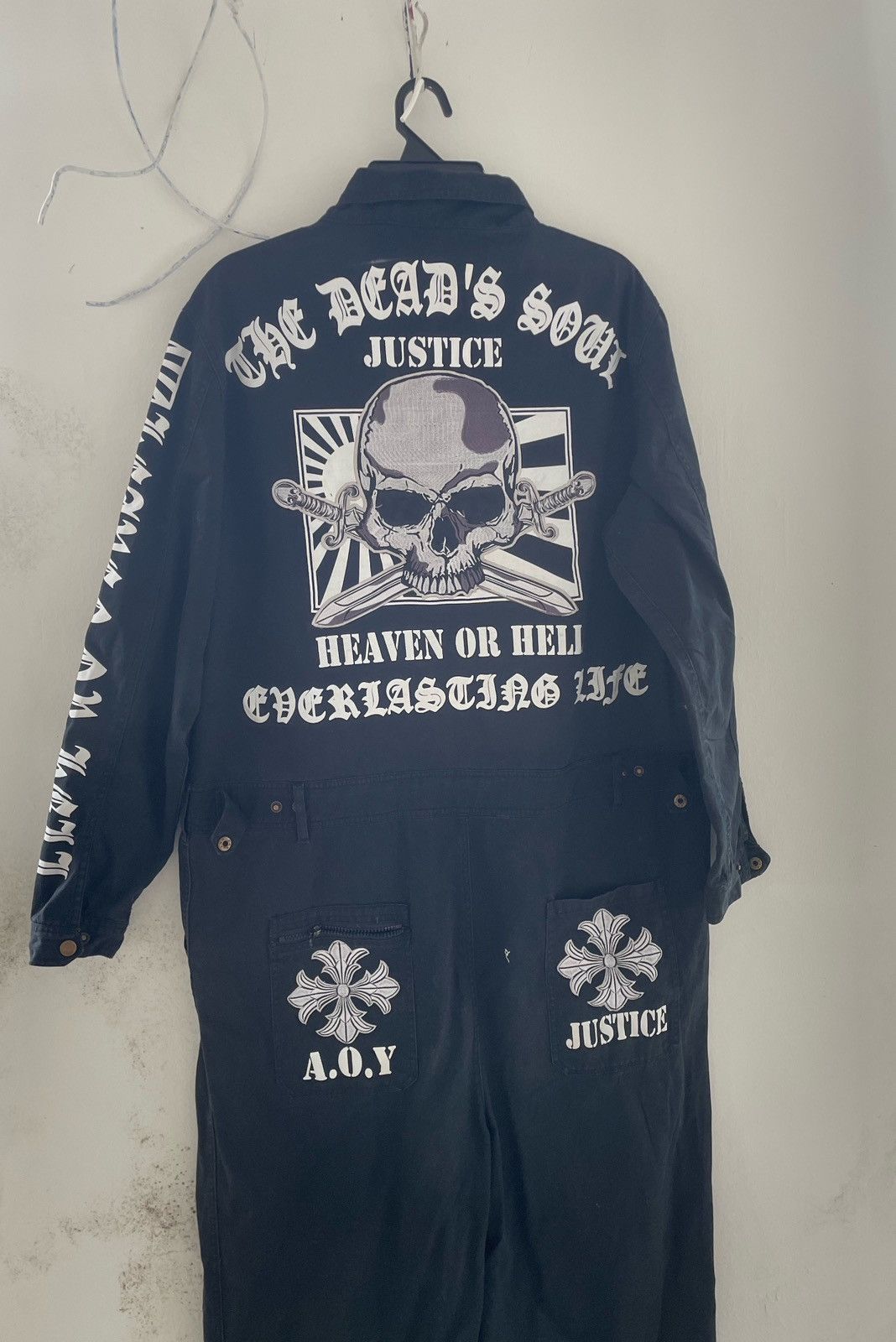 AFFXWRKS × Affliction A.O.P HEAVEN OR HELL COVERALL Size US 44 / EU 60 - 10 Thumbnail