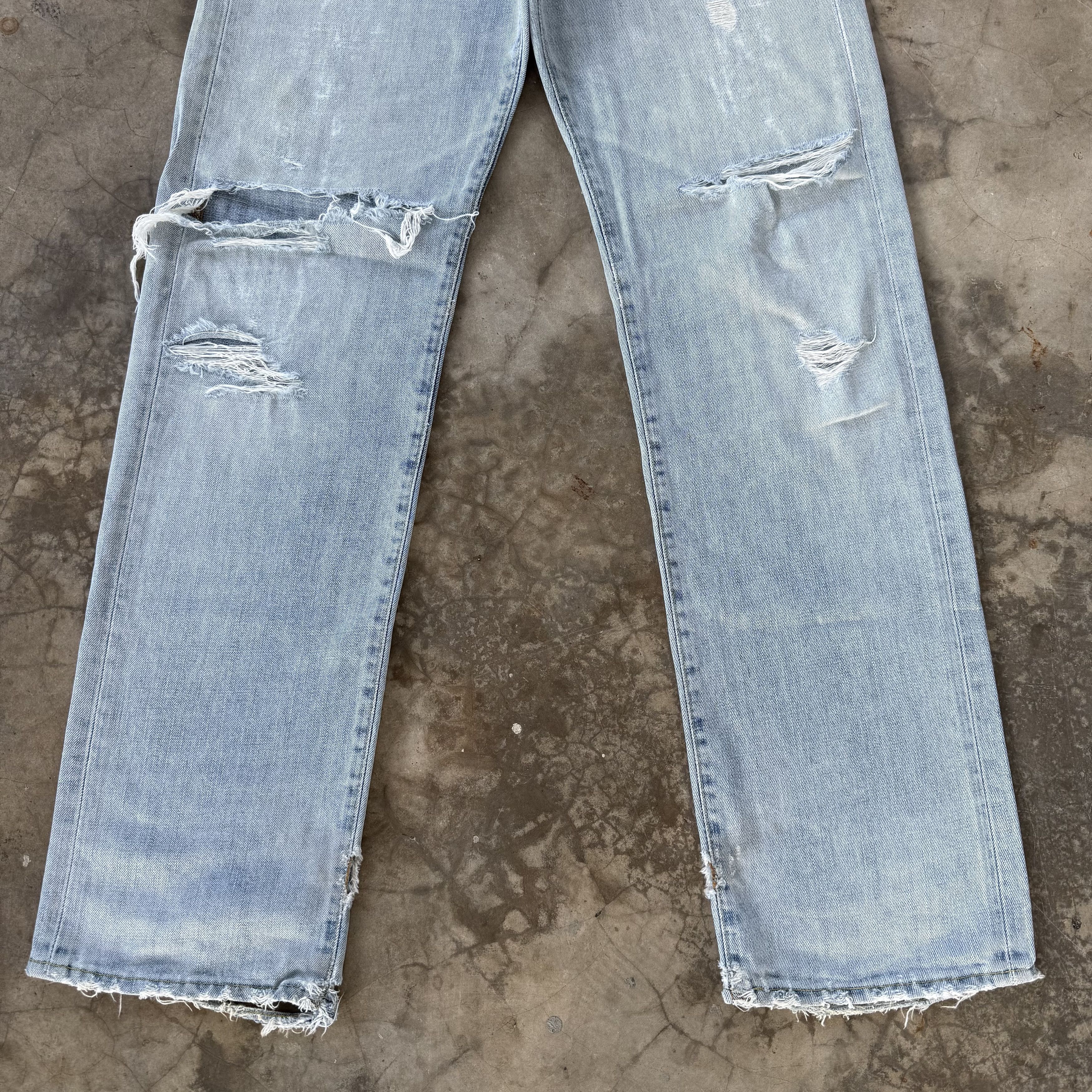 Japanese Brand Vintage Japan S003 Faded Denim Jean Pants Size US 30 / EU 46 - 4 Thumbnail