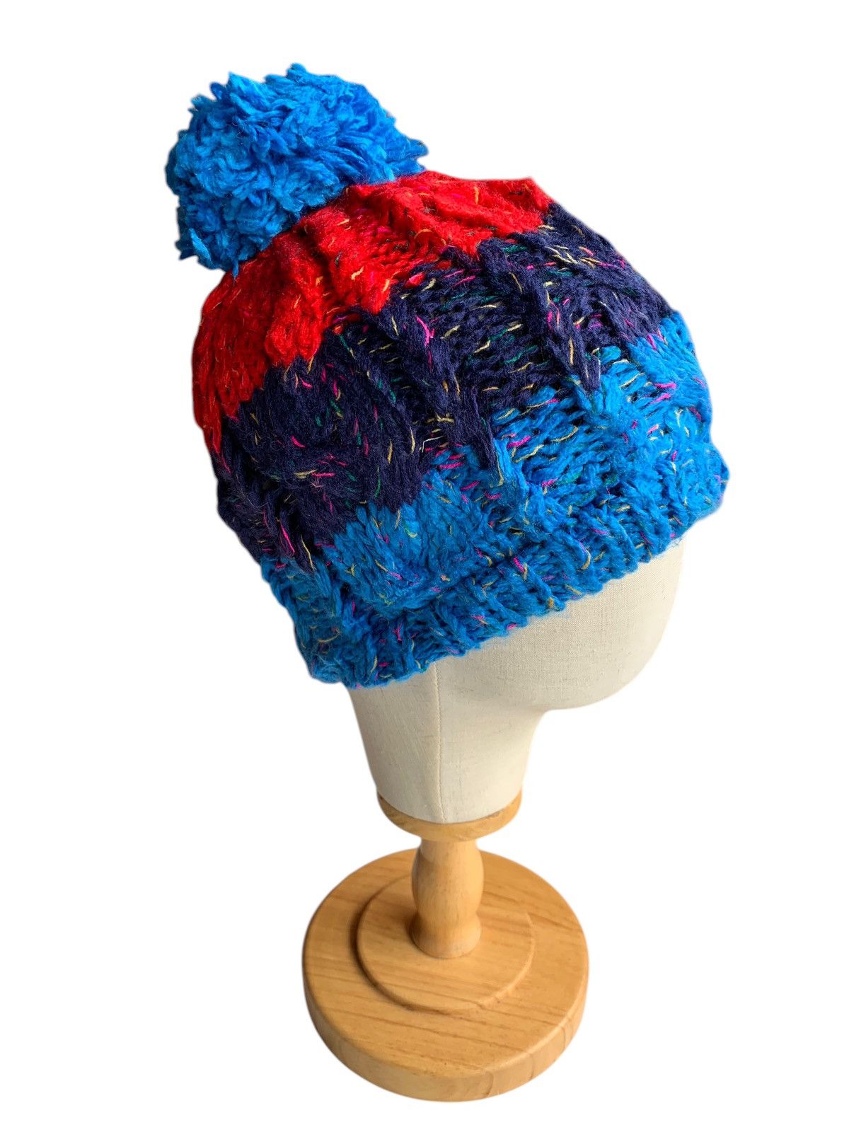 Japanese Brand × Kapital × Vintage Knitted Crochet Winter Sessions Rare Colour Beanie Hats Size ONE SIZE - 1 Thumbnail