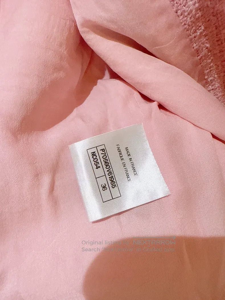 Chanel Chanel 21S Spring and Summer Cherry Blossom Pink Tweed Sil Size XS / US 0-2 / IT 36-38 - 8 Thumbnail