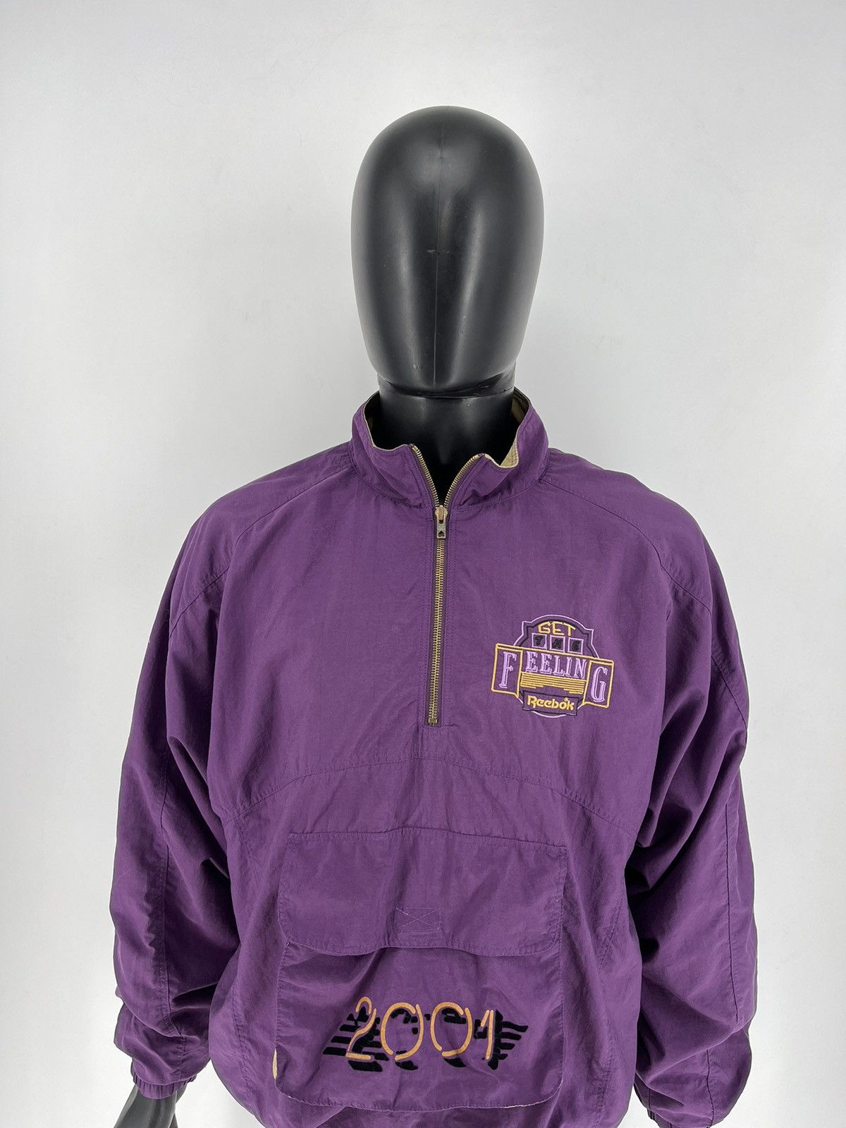 Reebok × Vintage Rare Vintage 90s Reebok Exclusive Get Feeling Jacket Size US XL / EU 56 / 4 - 5 Thumbnail