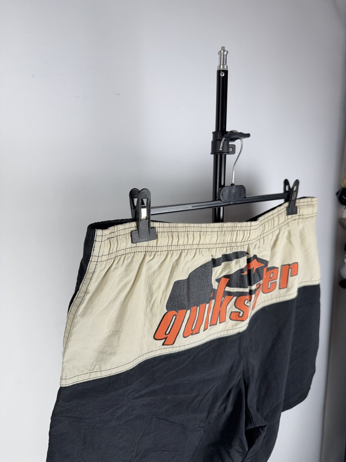 Quiksilver × Vintage Vintage 90s QUIKSILVER BIG PRINT Japanese Surf style Shorts Size US 38 / EU 54 - 5 Thumbnail