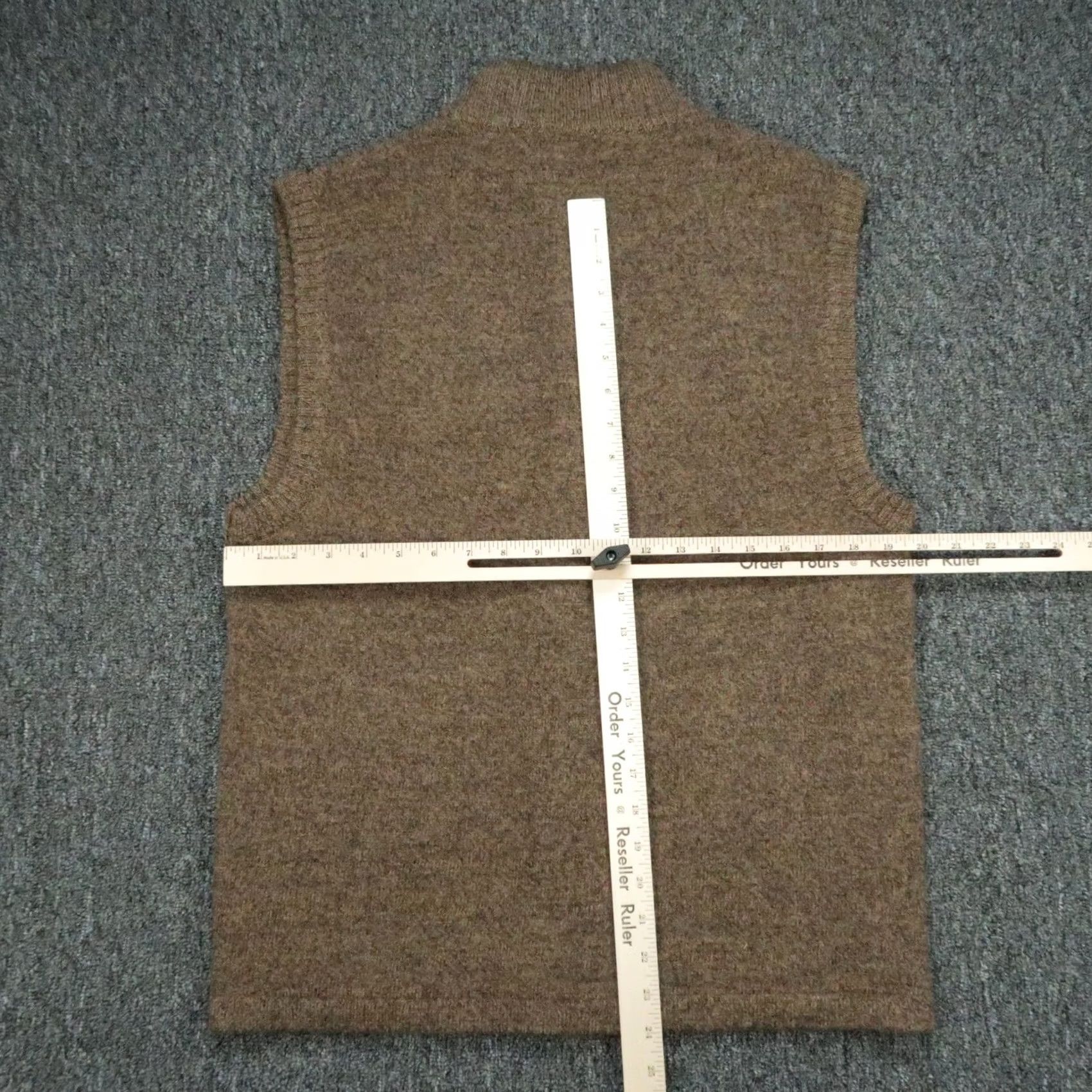 Vintage Woolrich Vest Mens Medium Brown Woodchip Full Zip Pocket Wool - Business, Casual, Workwear Size US M / EU 48-50 / 2 - 6 Thumbnail