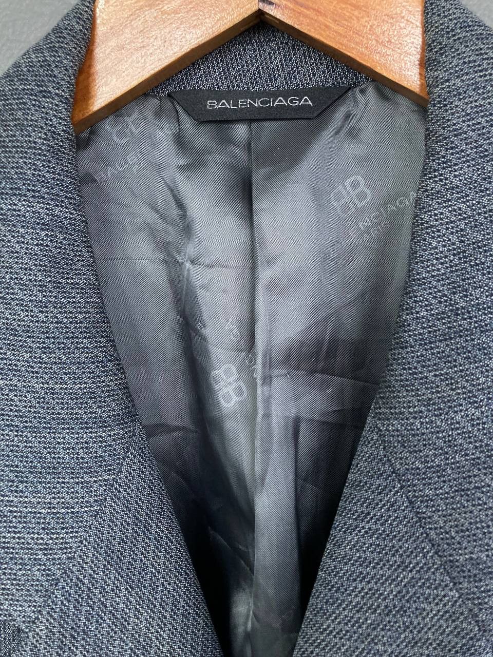 Balenciaga Balenciaga Wool Suit Jacket Size US L / EU 52-54 / 3 - 4 Thumbnail