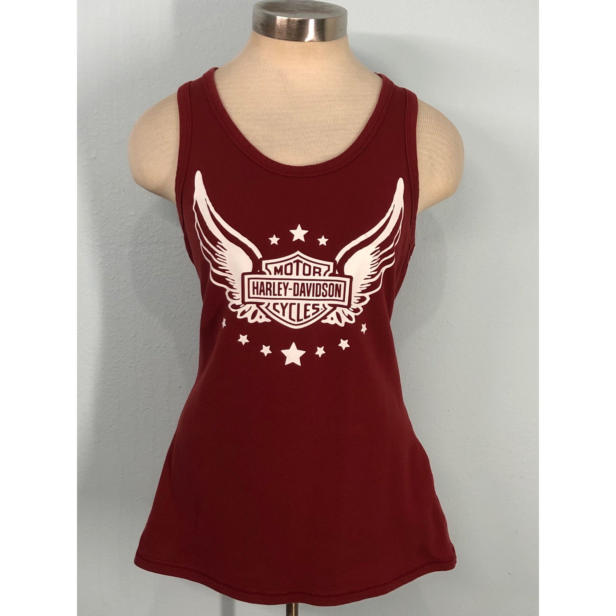 Harley Davidson Harley-Davidson Women Medium Racerback Tank Wounded Warrior Size M / US 6-8 / IT 42-44 - 1 Thumbnail