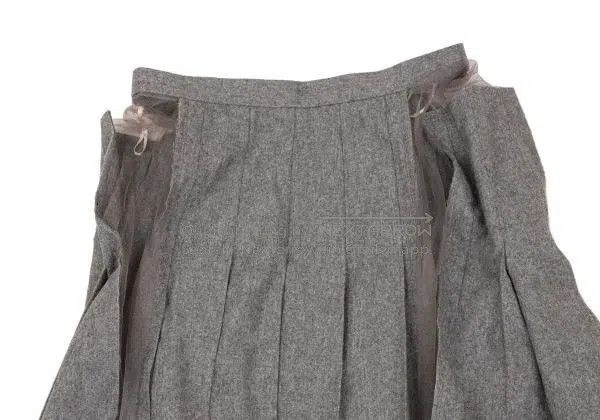 Comme des Garcons Comme Des Garcons size M Gray Vintage Pleated Tulle Half S Size 22" - 4 Thumbnail