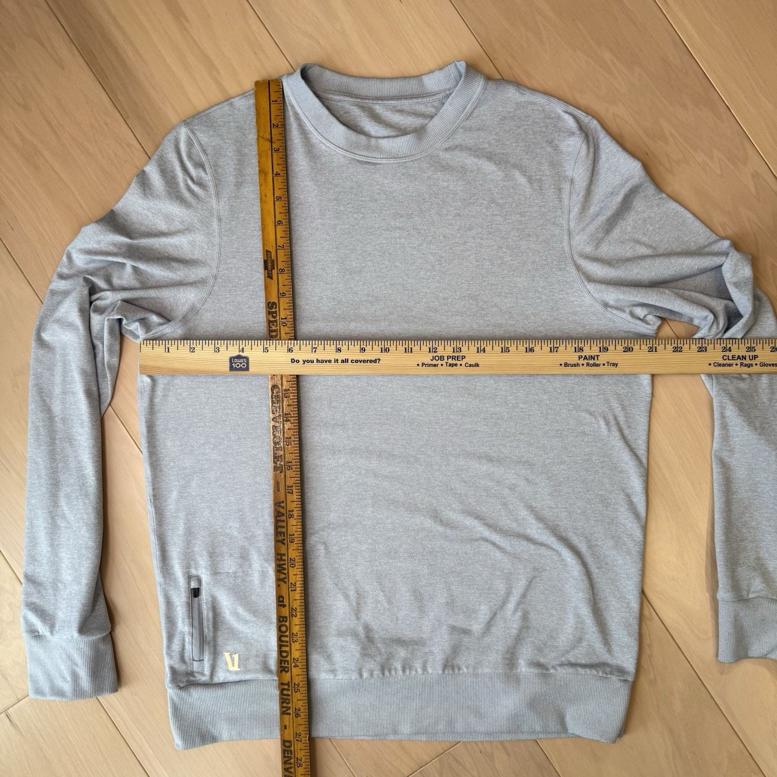 Vuori Vuori Ponto Performance Crew Large Gray Lightweight Pullover Size US L / EU 52-54 / 3 - 2 Thumbnail