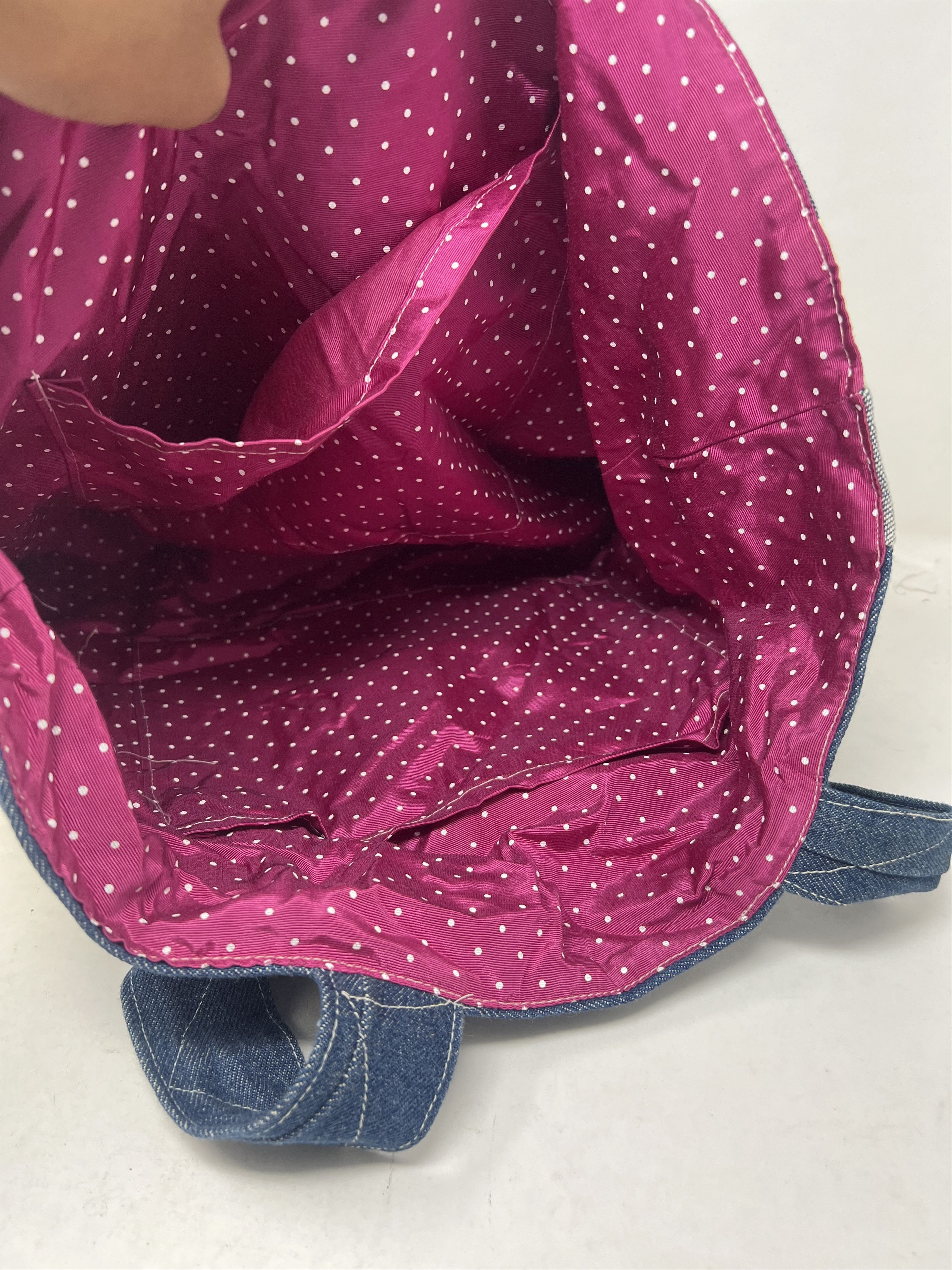 20471120 Patchwork Sashiko Archive Custom Denim Tote Bag Size ONE SIZE - 14 Thumbnail