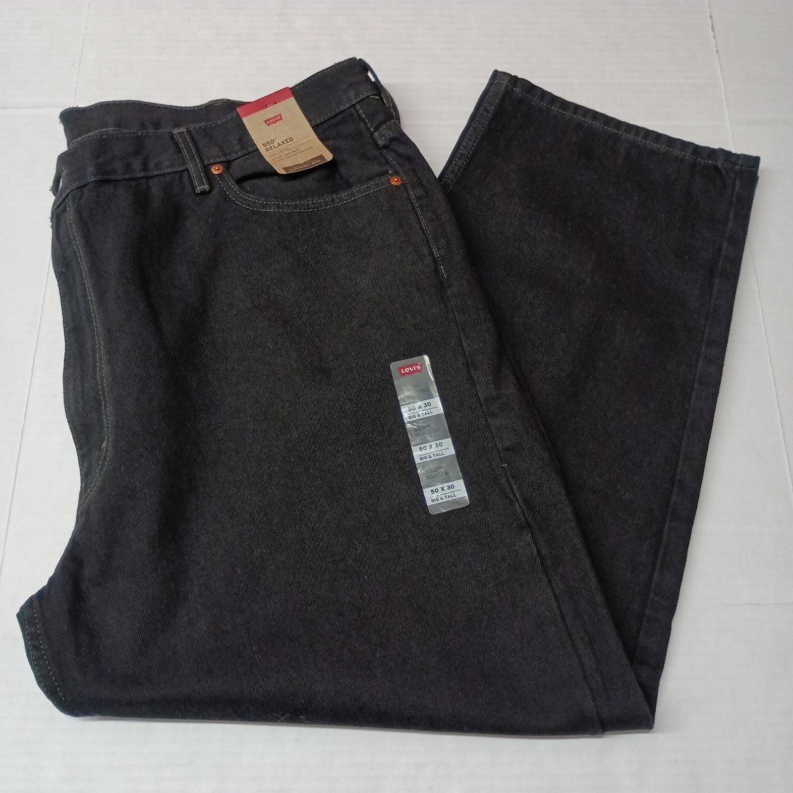 Levi's Levi's 550 Relaxed Jeans Men’s Size 50x30 Black Straight Leg Size US 44 / EU 60 - 1 Thumbnail