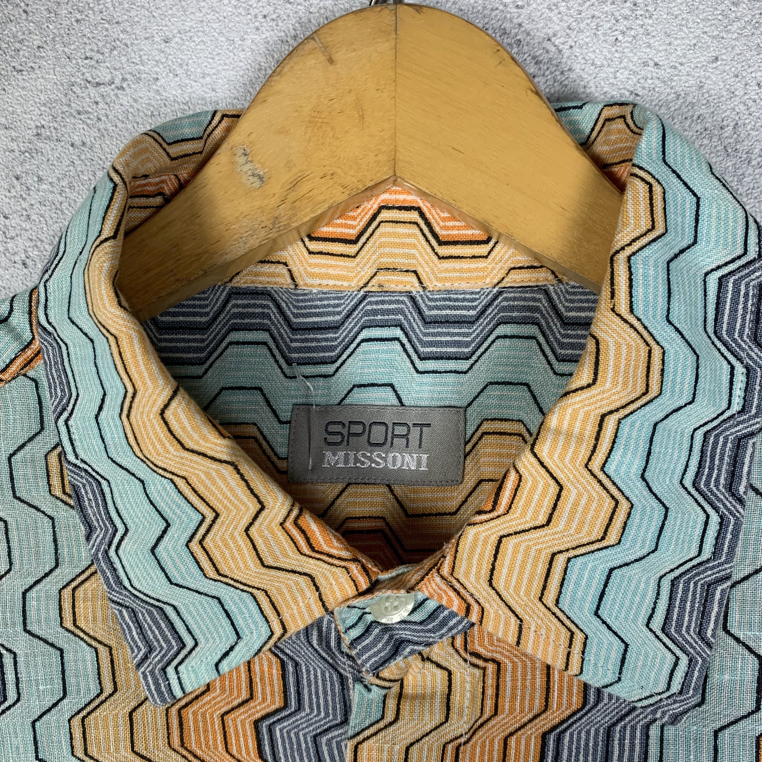 Missoni Vintage Missoni 3D Pattern Shirt Size US S / EU 44-46 / 1 - 5 Thumbnail