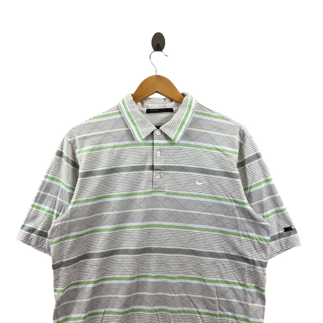 Nike × Tiger Woods Vintage NIKE TIGER WOODS Collection Fit Dry Polo Tee Shirt Size US XL / EU 56 / 4 - 3 Thumbnail