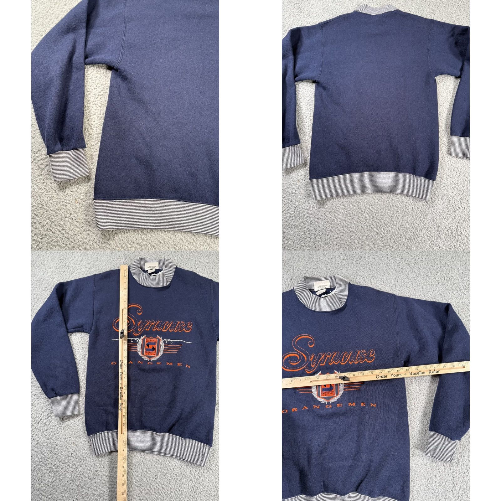 Vintage VINTAGE Team Edition Sweatshirt Mens Medium Blue Graphic Print 90s Sports Embroidered Logo, Cotton/Poly Fleece, Crew Neck, Long Sleeve Size US M / EU 48-50 / 2 - 8 Thumbnail