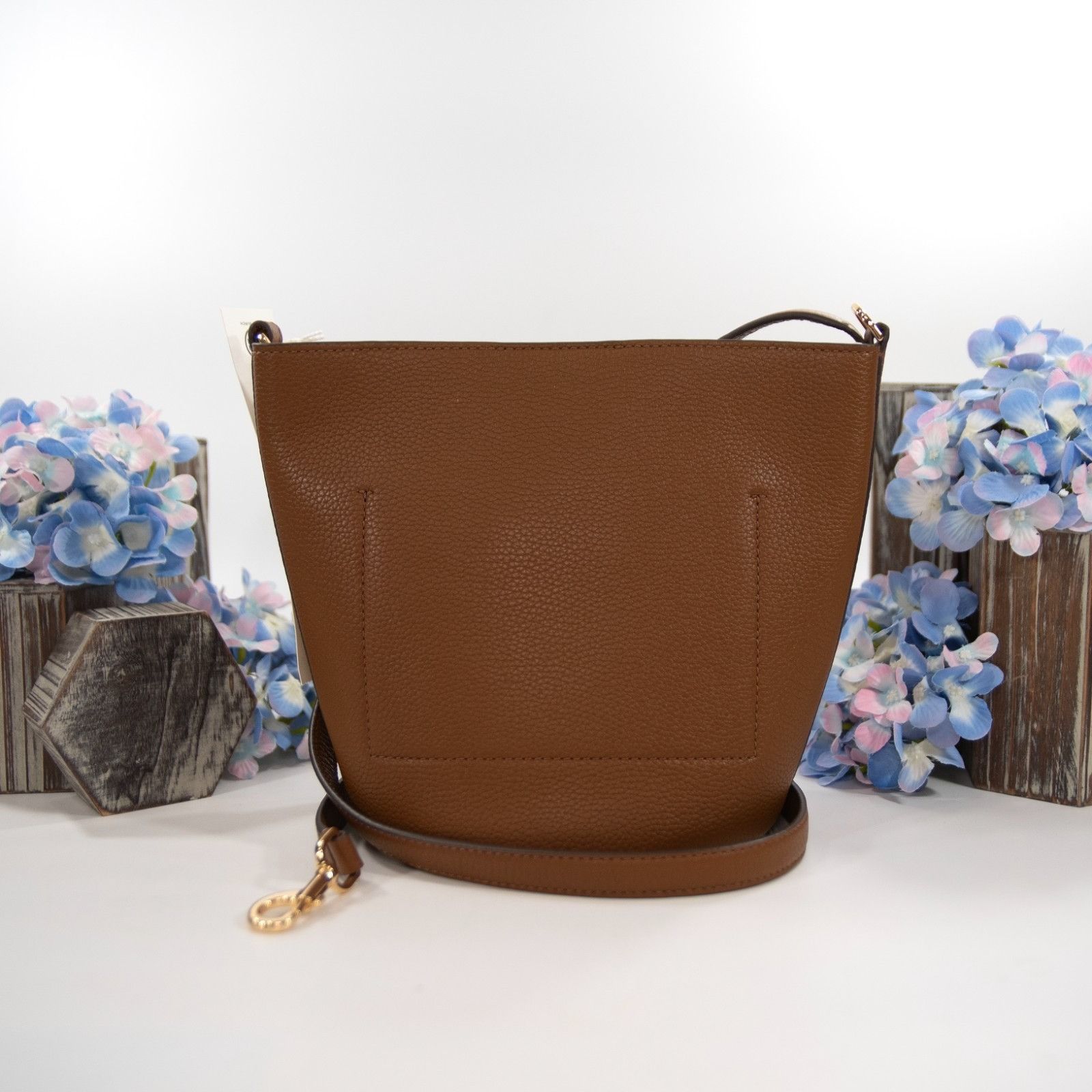 Tory Burch Tory Burch Cortado Pebbled Leather Blake Bucket Crossbody Sh Size ONE SIZE - 5 Thumbnail
