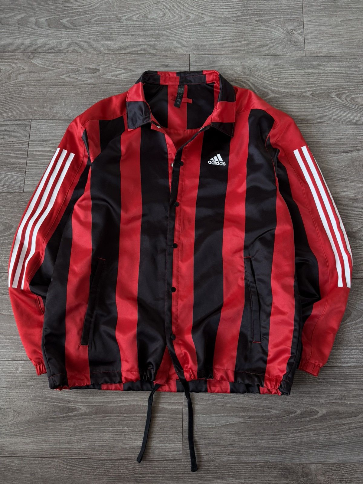 Adidas Adidas England Black Red Sportswear Coach Jacket Size US M / EU 48-50 / 2 - 14 Thumbnail