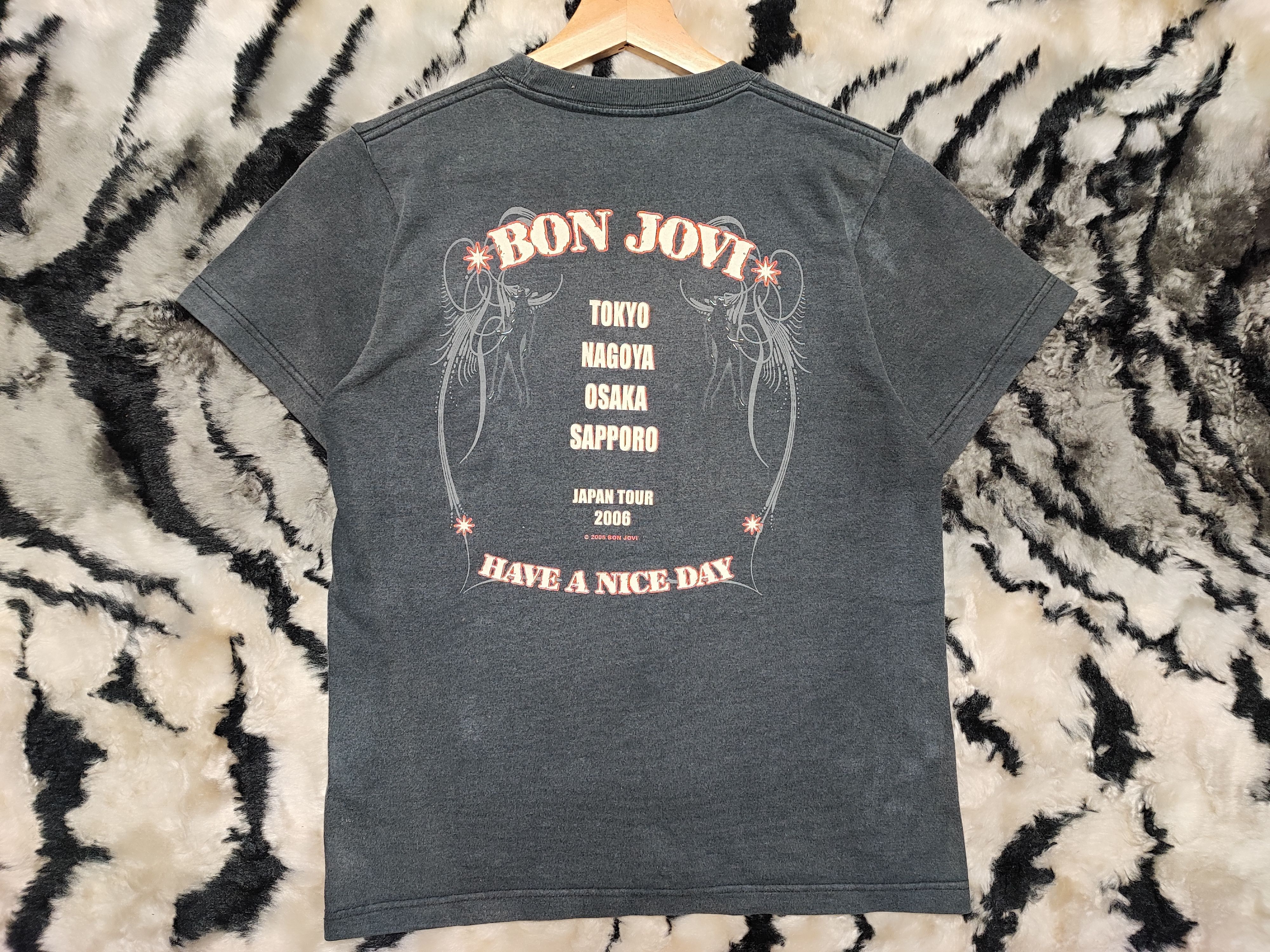 Band Tees × Vintage Vintage Y2K Bon Jovi Tour Have A Nice Day Size US XS / EU 42 / 0 - 10 Thumbnail