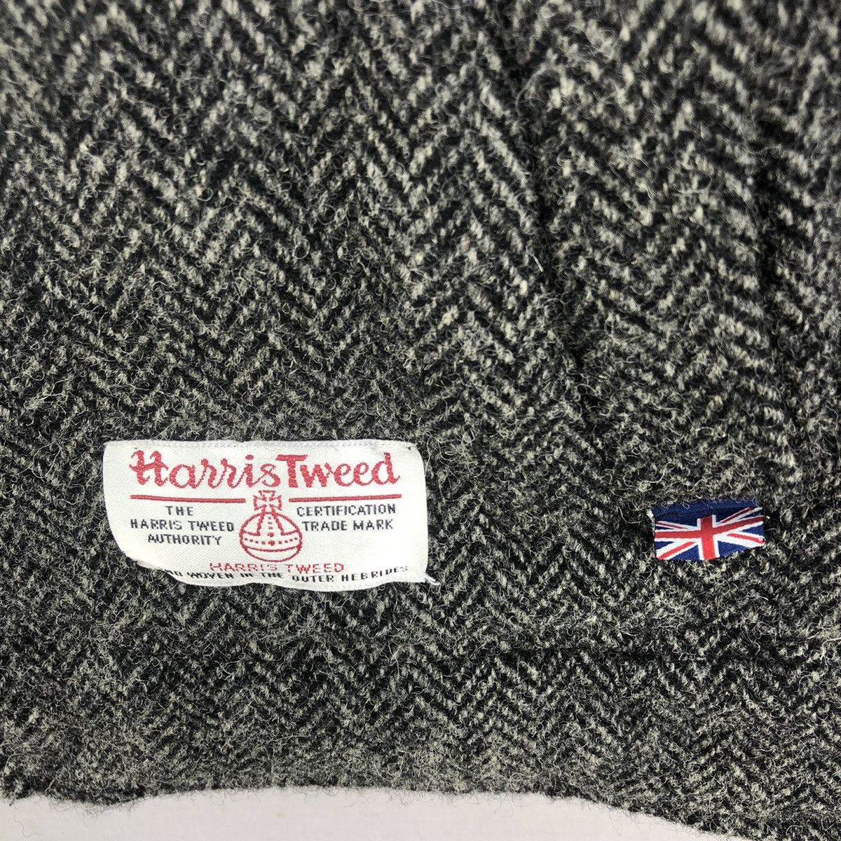 Harris Tweed Peregrine Made In England Herringbone Wool Padded Vest Size US L / EU 52-54 / 3 - 10 Thumbnail