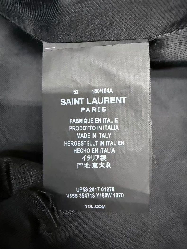 Saint Laurent Paris Saint Laurent Paris Classic baseball jacket-2506 Size US M / EU 48-50 / 2 - 4 Thumbnail