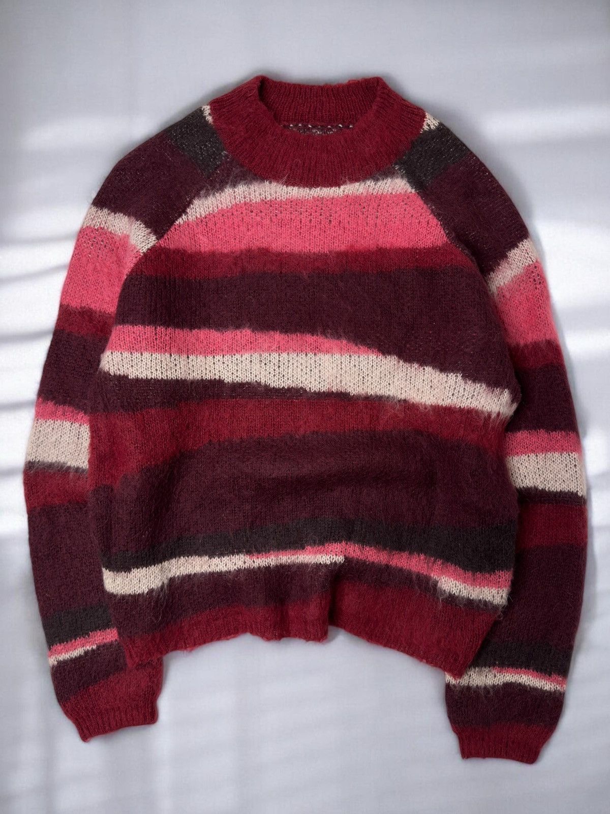 Vintage Vintage red mohair vibe knit swag y2k if6was9 lgb skater sk8 Size US M / EU 48-50 / 2 - 1 Thumbnail