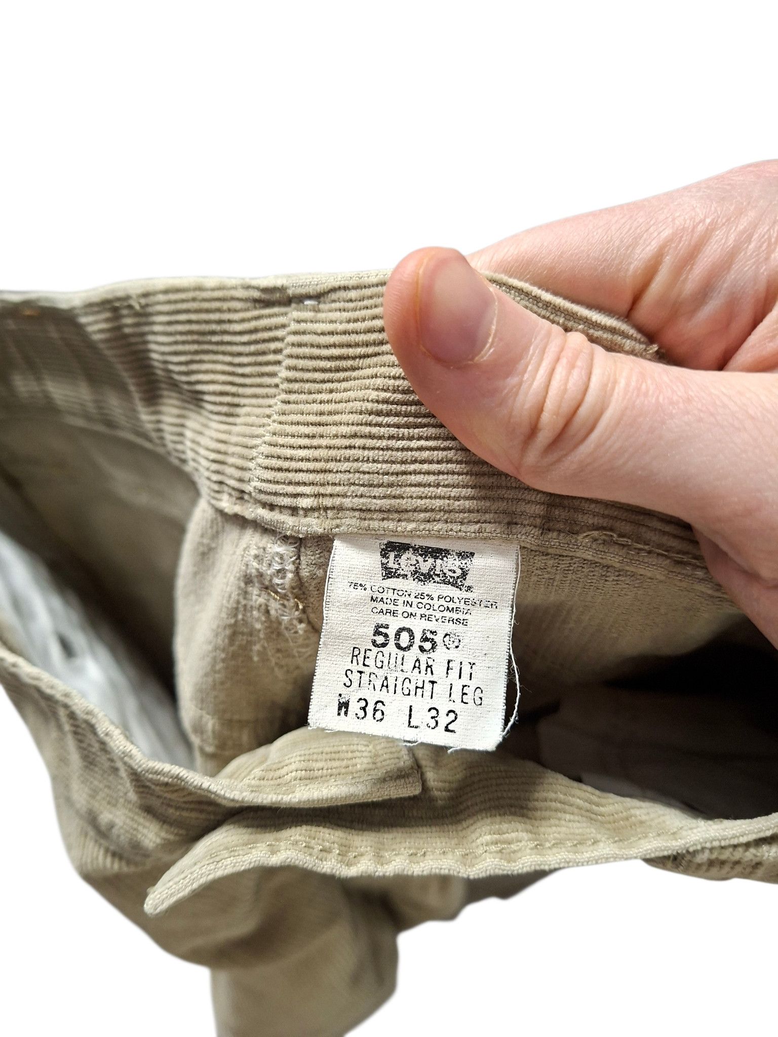Levi's Vintage Clothing LEVIS 505 VINTAGE CORDUROY SK8 PANTS Size US 32 / EU 48 - 5 Thumbnail