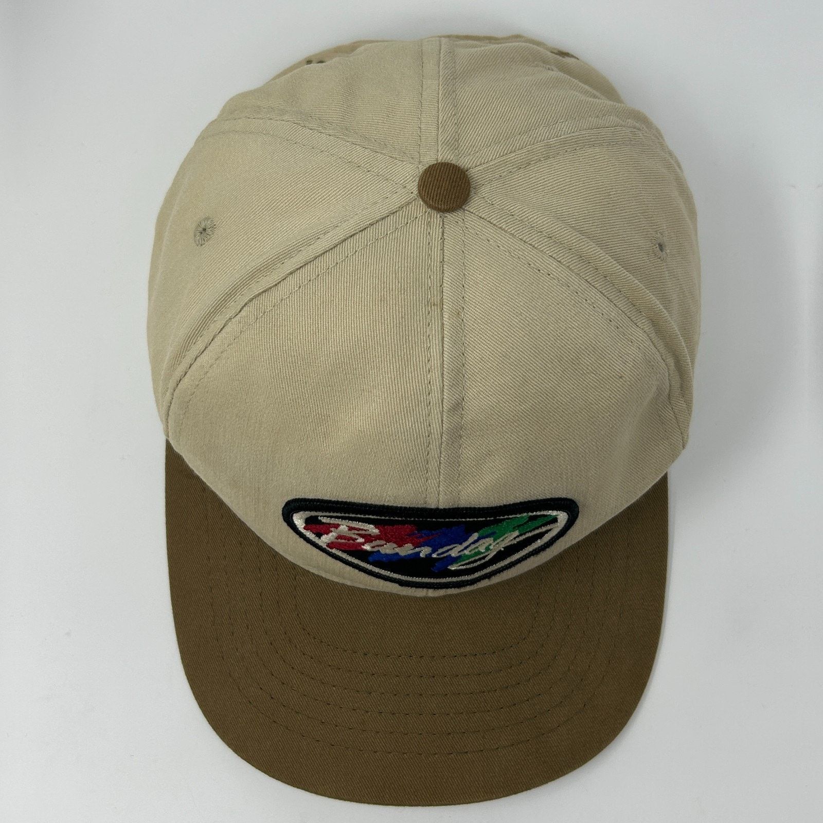 Swingster Vintage 90s Bandag Tires Hat Baseball Cap Interstate Beige Size ONE SIZE - 11 Thumbnail