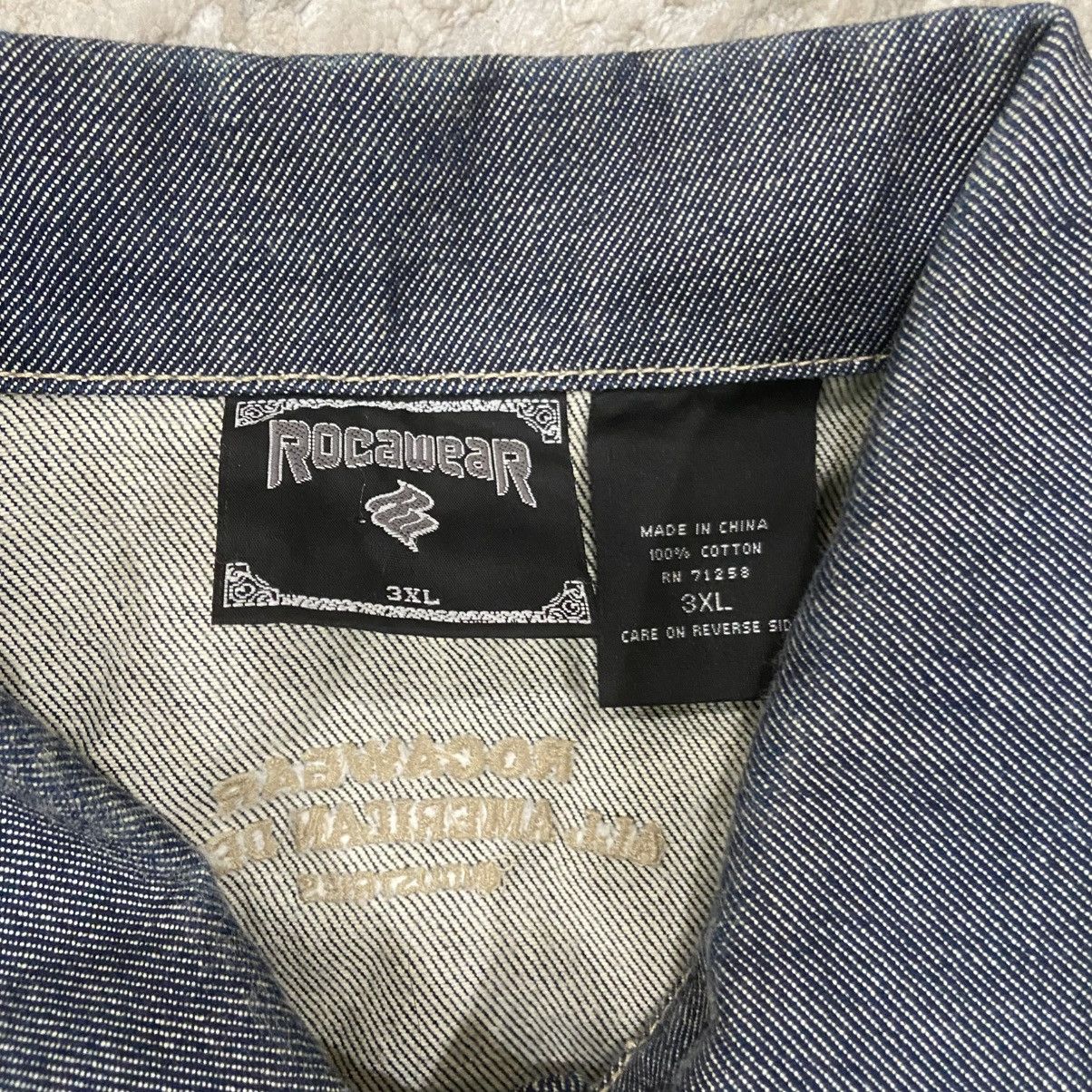 Rocawear VTG Rocawear Men’s Y2K Jacket 3XL Heavy Duty Denim 90s Size US XXL / EU 58 / 5 - 4 Thumbnail