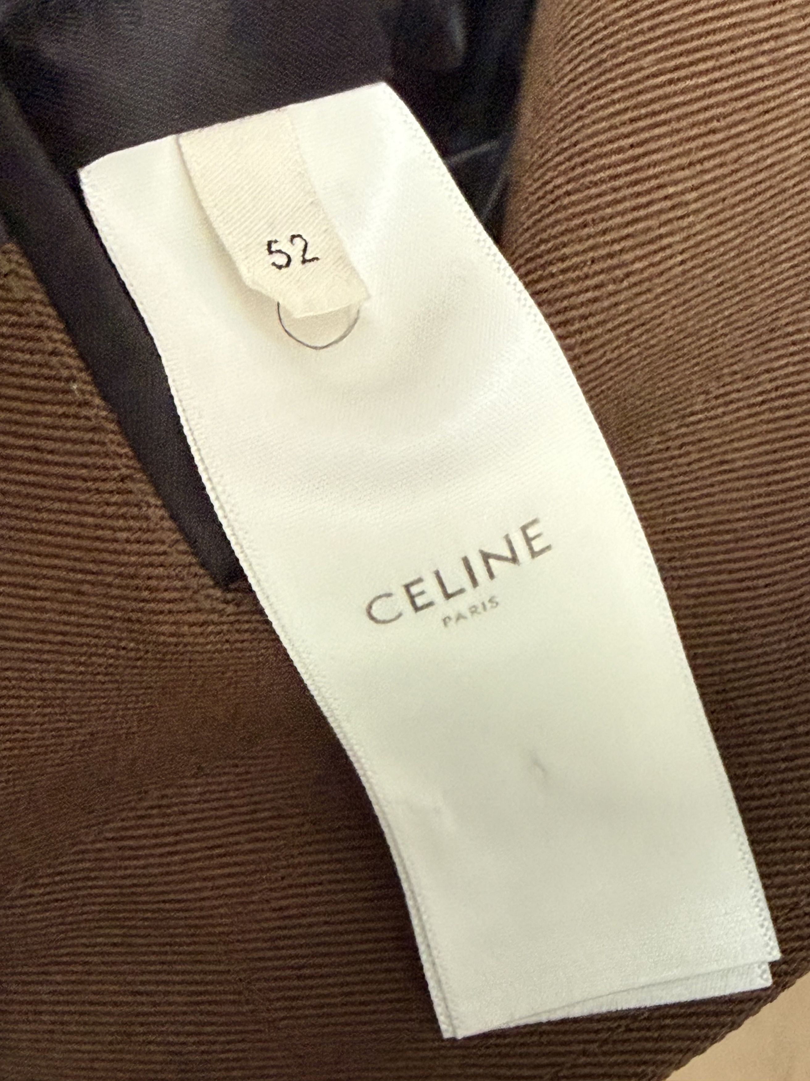 Celine Celine X Hedi Slimane Brown Wool Jacket Size US L / EU 52-54 / 3 - 3 Thumbnail