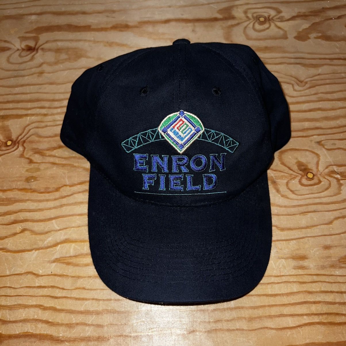 Vintage VINTAGE Y2K MLB HOUSTON ASTROS ENRON FIELD LOGO SNAPBACK HAT Size ONE SIZE - 1 Thumbnail