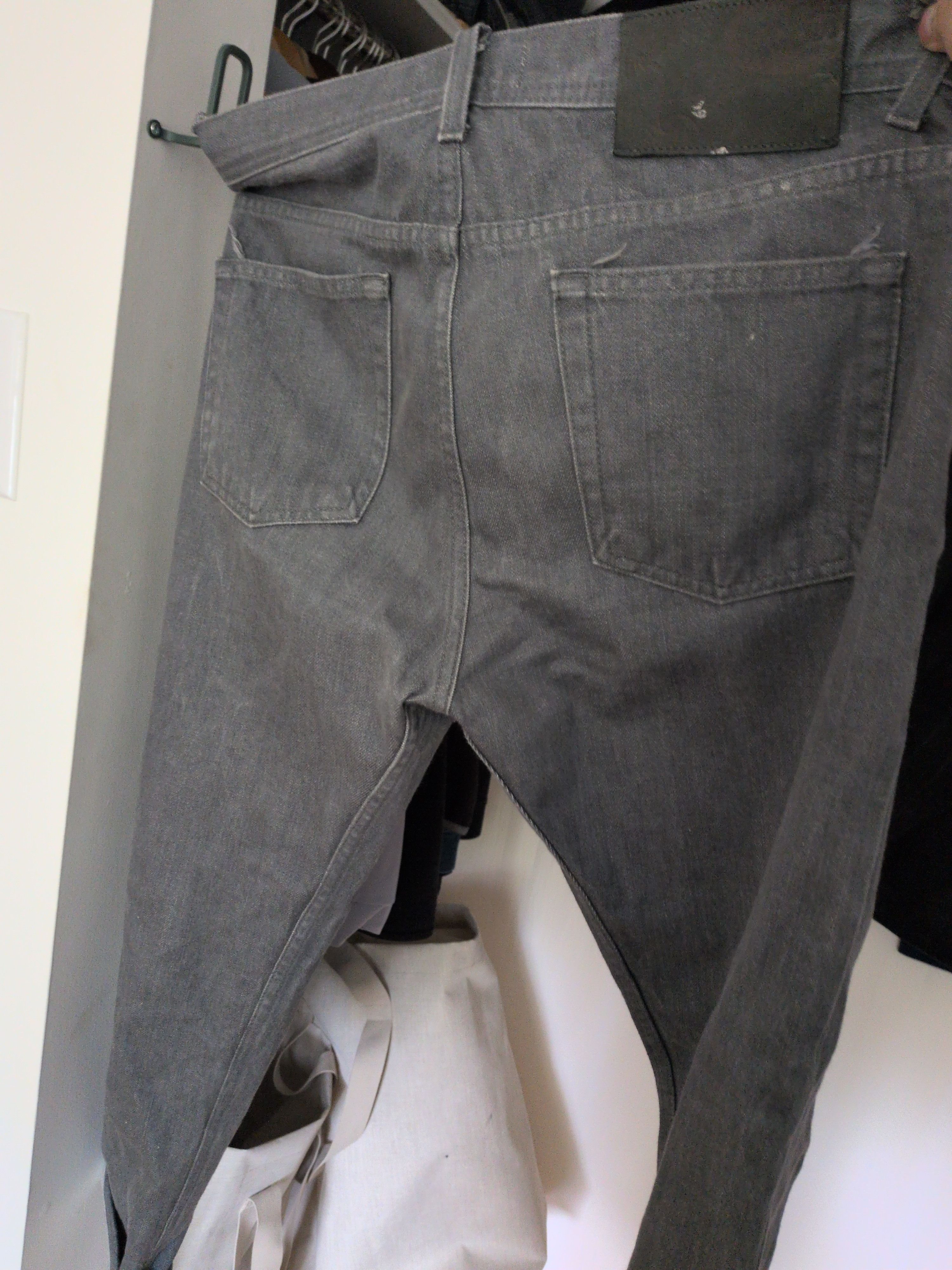Naked & Famous Weird Guy Grey Selvedge Size US 34 / EU 50 - 4 Thumbnail