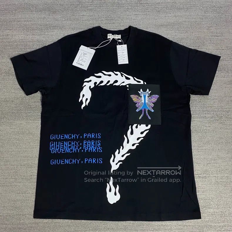 Givenchy Givenchy Black Logo Embroidered Butterfly Question Mark Pr Size US XS / EU 42 / 0 - 1 Thumbnail