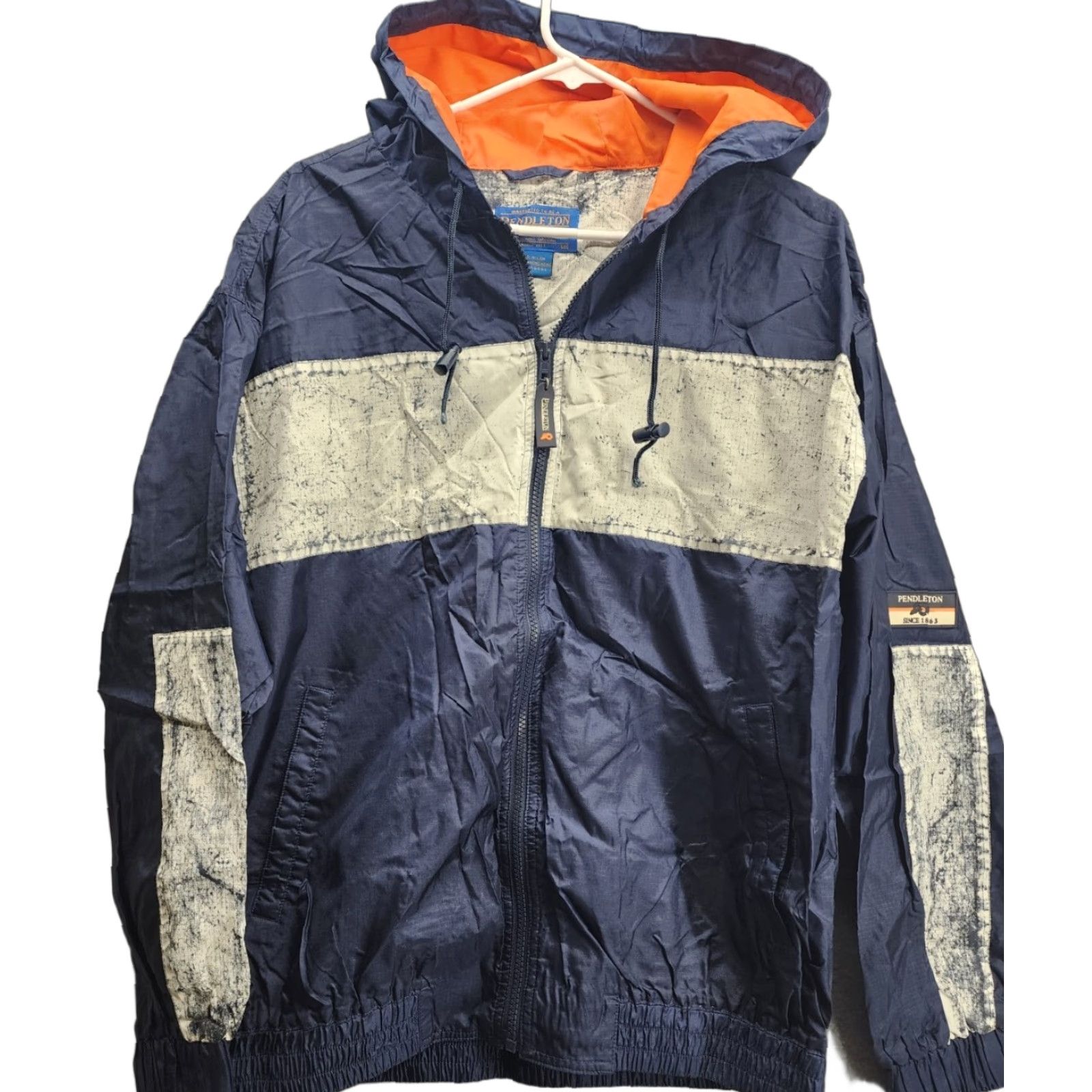 Pendleton Vintage Pendleton Hooded Blue Medium Windbreaker Jacket User: Vintage Pendleton Hooded Blue Medium Windbreaker Jacket Size US M / EU 48-50 / 2 - 1 Thumbnail