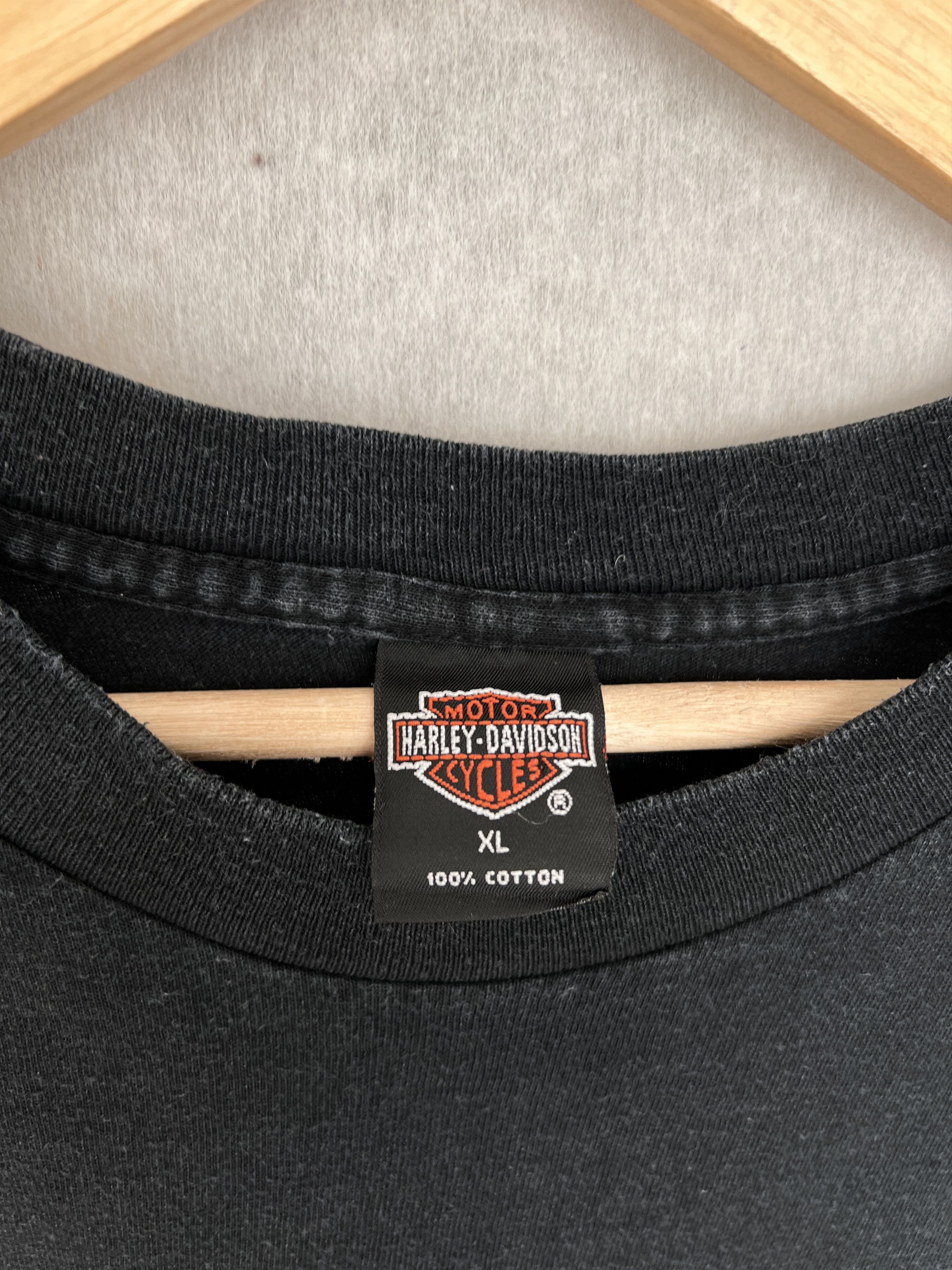 Harley Davidson Harley Davidson 1996 USA Dallas Texas t shirt single stitch Size US XL / EU 56 / 4 - 13 Thumbnail