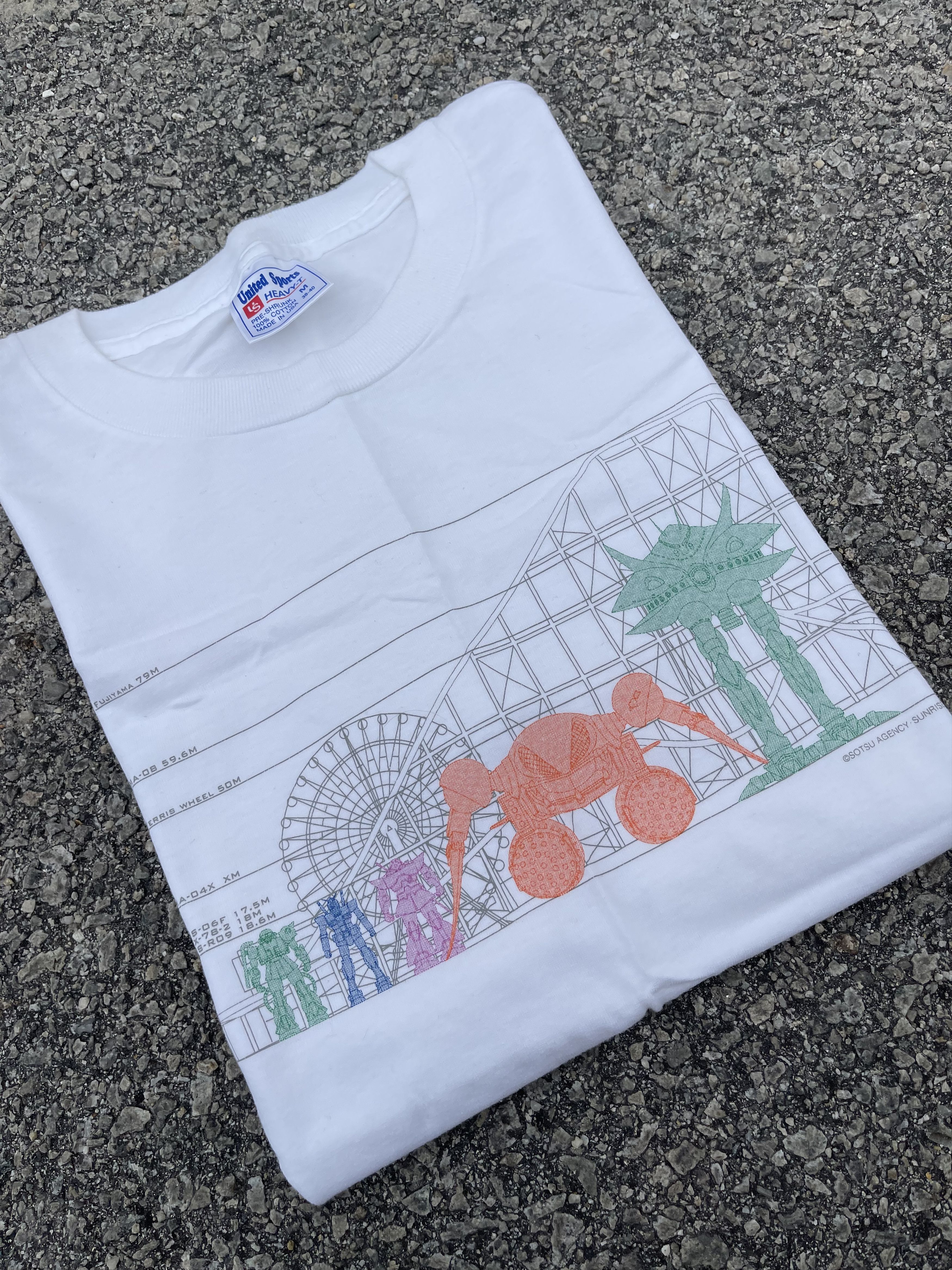 Anime Vintage y2k Gundam White Tee Shirt Size US M / EU 48-50 / 2 - 1 Thumbnail