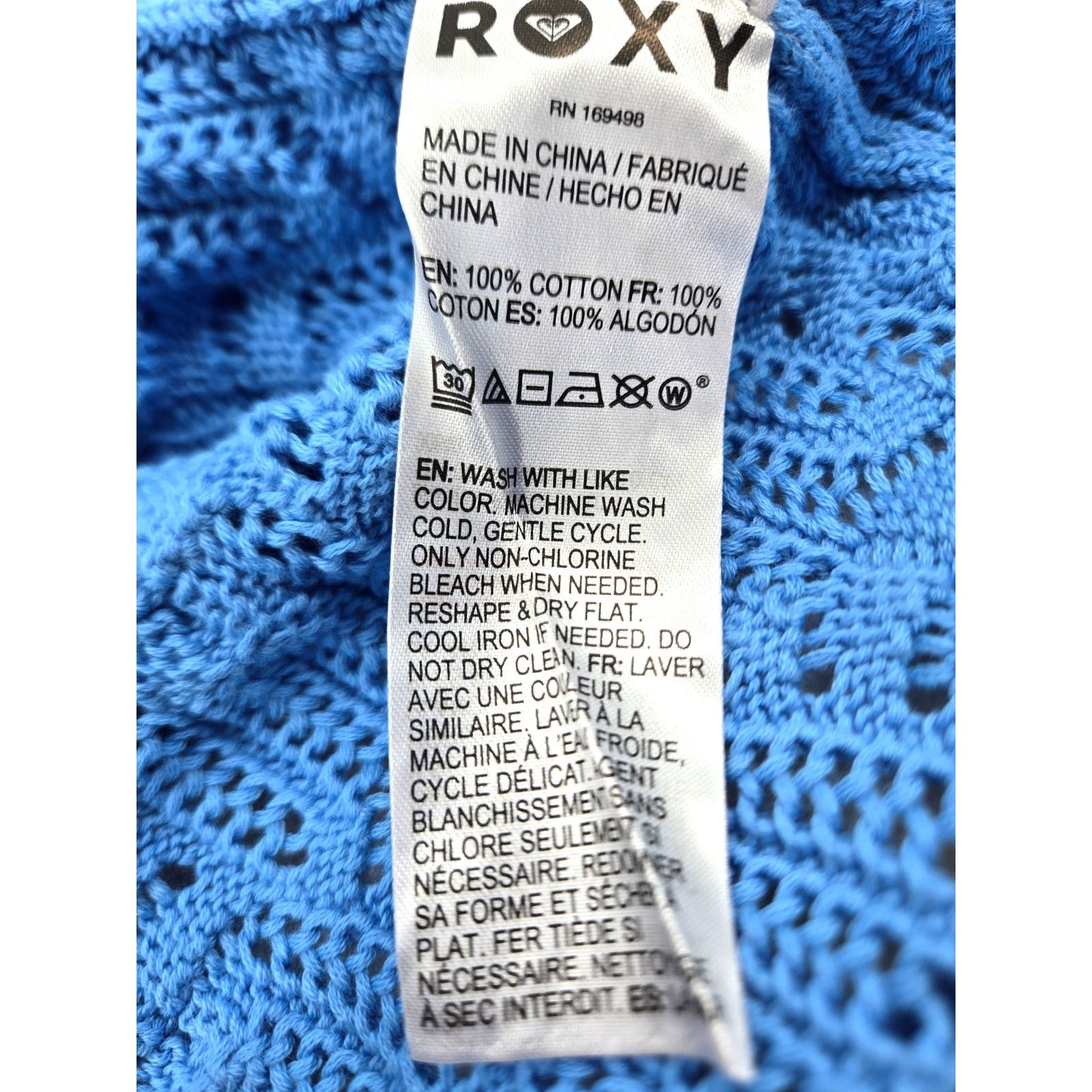 Other NWT Roxy Beach Bound Crochet Crop Sweater Vest Womens Medium Size M / US 6-8 / IT 42-44 - 7 Thumbnail