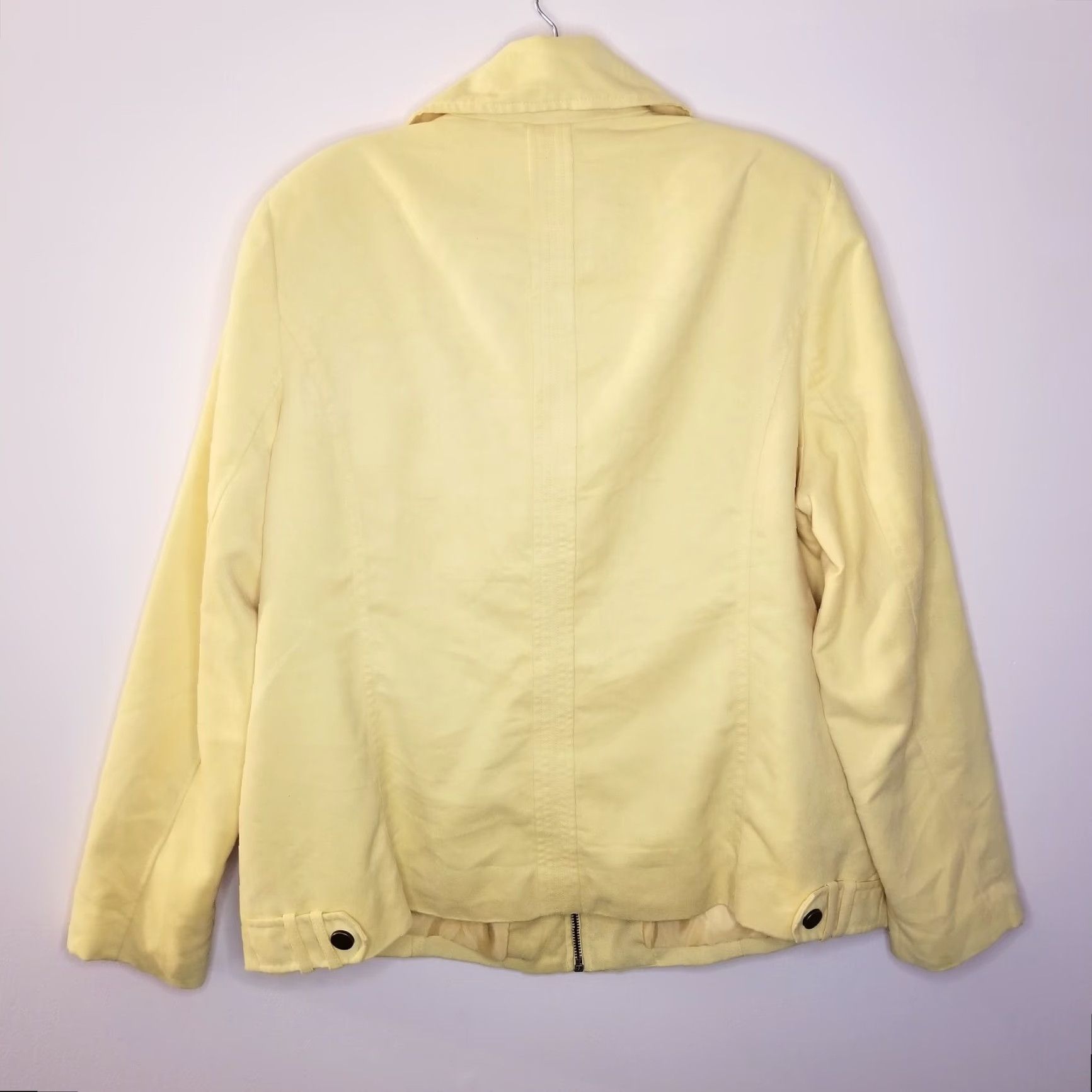 Vintage Tanjay Womens Yellow Full Zip Jacket Size 14 Size XL / US 12-14 / IT 48-50 - 5 Thumbnail