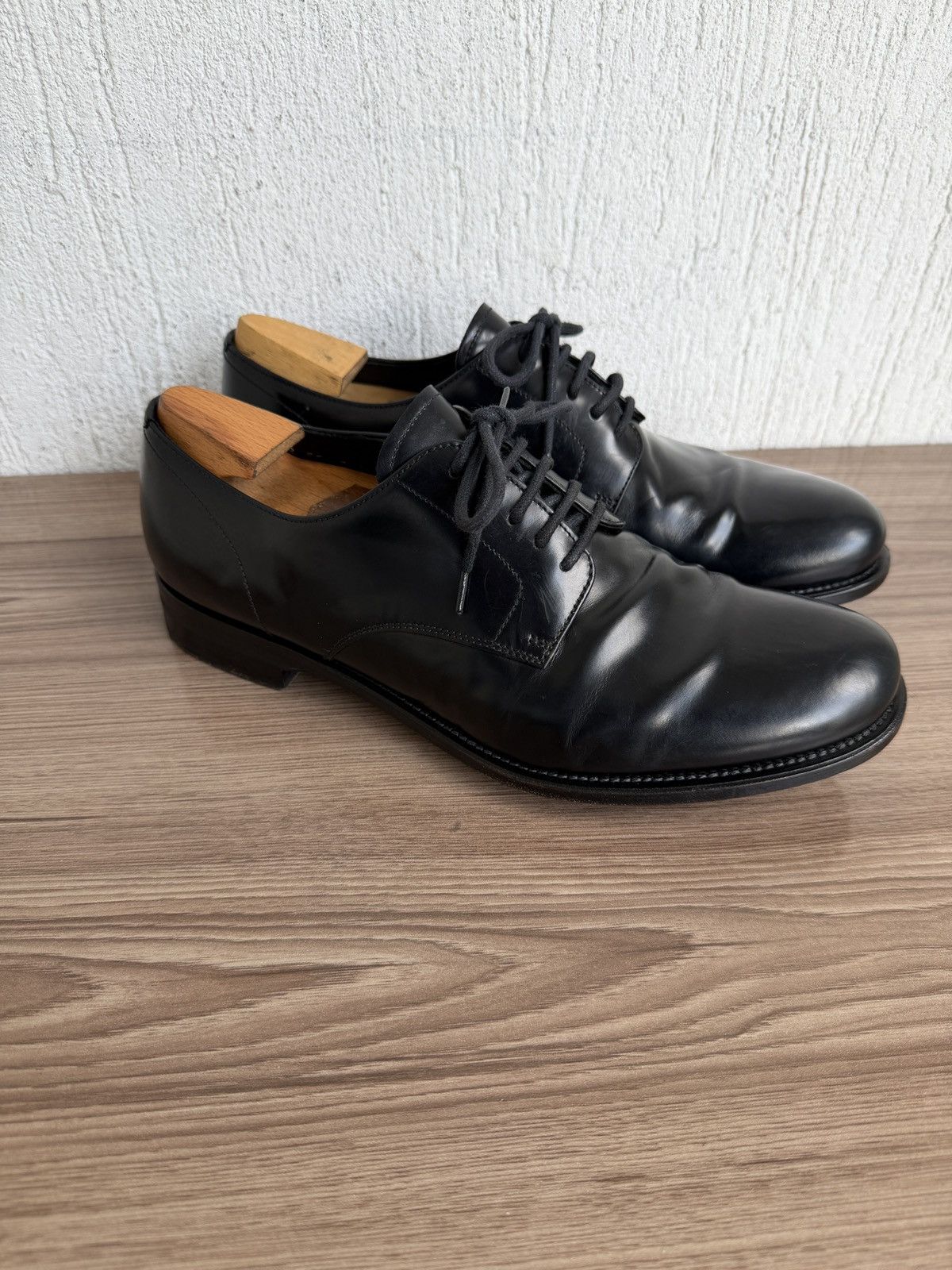 Prada Leather derby Size US 9.5 / EU 42-43 - 3 Thumbnail
