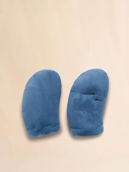 Marni o1w1db10326 Size: OS/Padded Faux Fur Mittens in Blue Size ONE SIZE - 1 Thumbnail