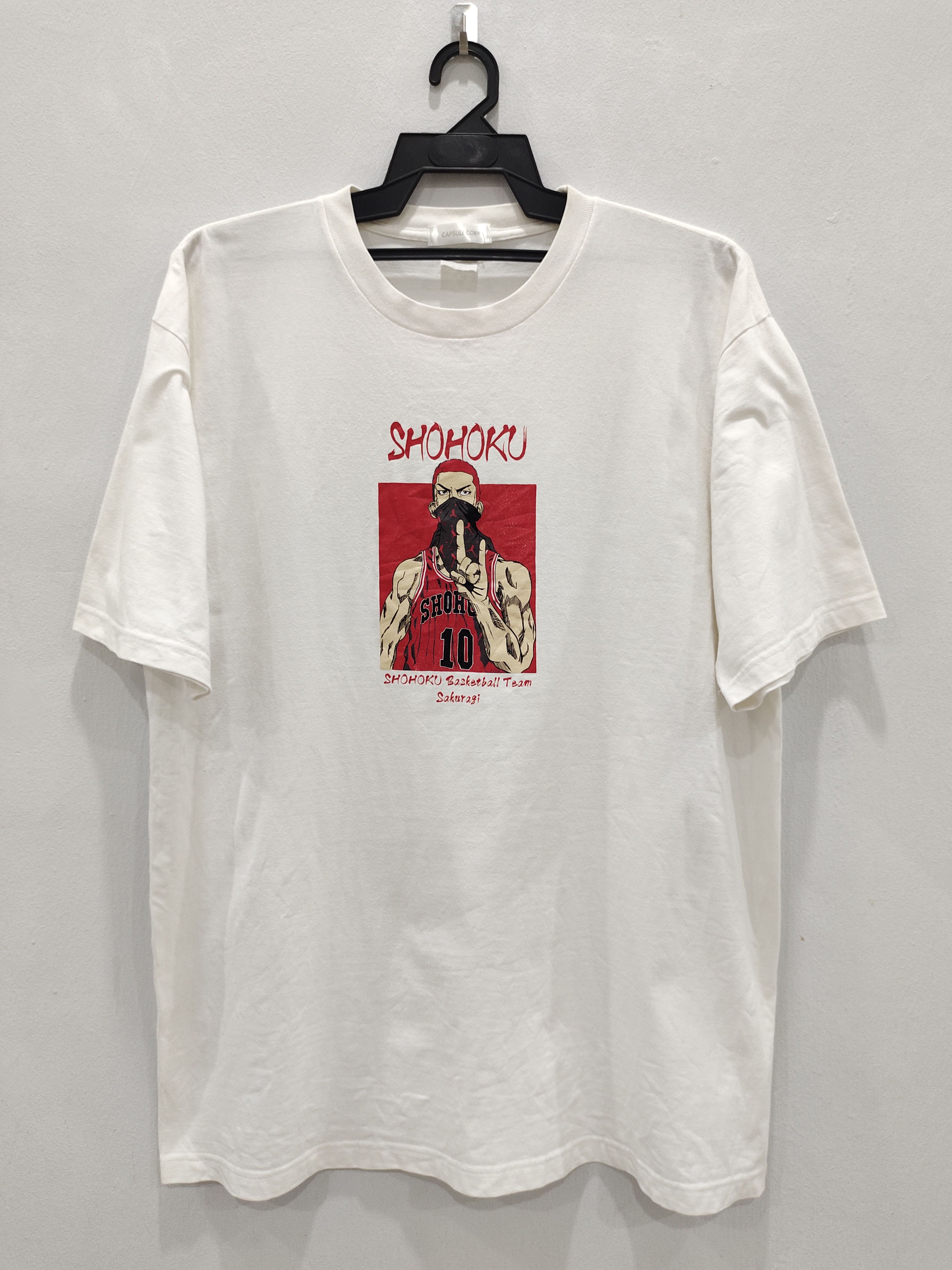 Anime Vintage Shohoku Sakuragi Hanamichi Slam Dunk Anime Tees Size US XL / EU 56 / 4 - 1 Thumbnail