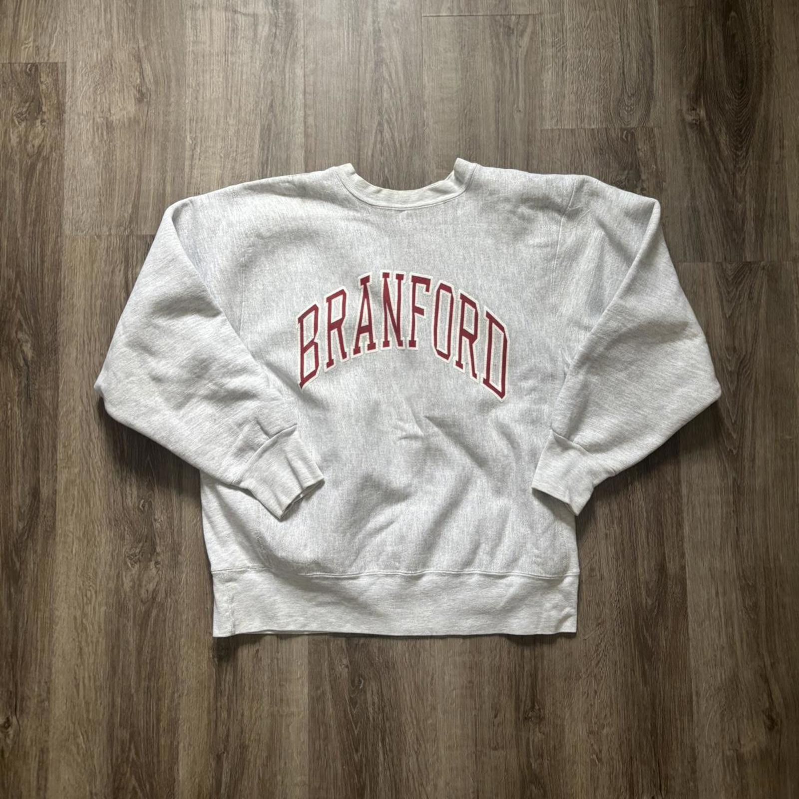 Champion Vintage 90’s Champion Reverse Weave Branford Crewneck Size US L / EU 52-54 / 3 - 1 Thumbnail