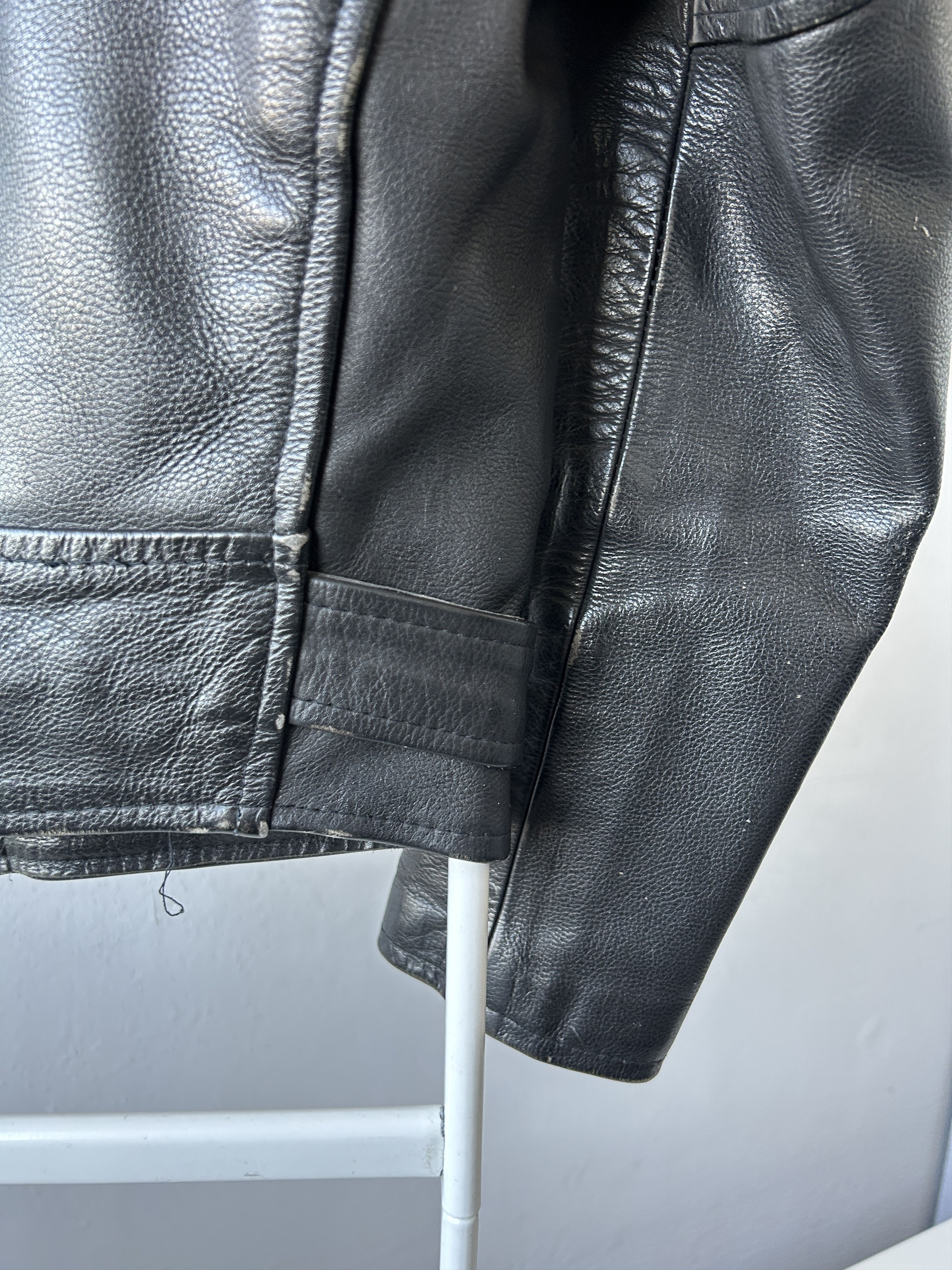 Vintage Vintage ramones biker leather jacket Size US M / EU 48-50 / 2 - 11 Thumbnail