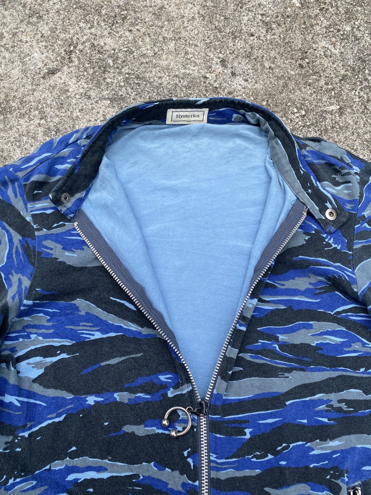 Hysteric Glamour × Japanese Brand Vintage 90s Hysterics Glamour Japan Tiger Stripe Camo Jacket Size S / US 4 / IT 40 - 10 Thumbnail