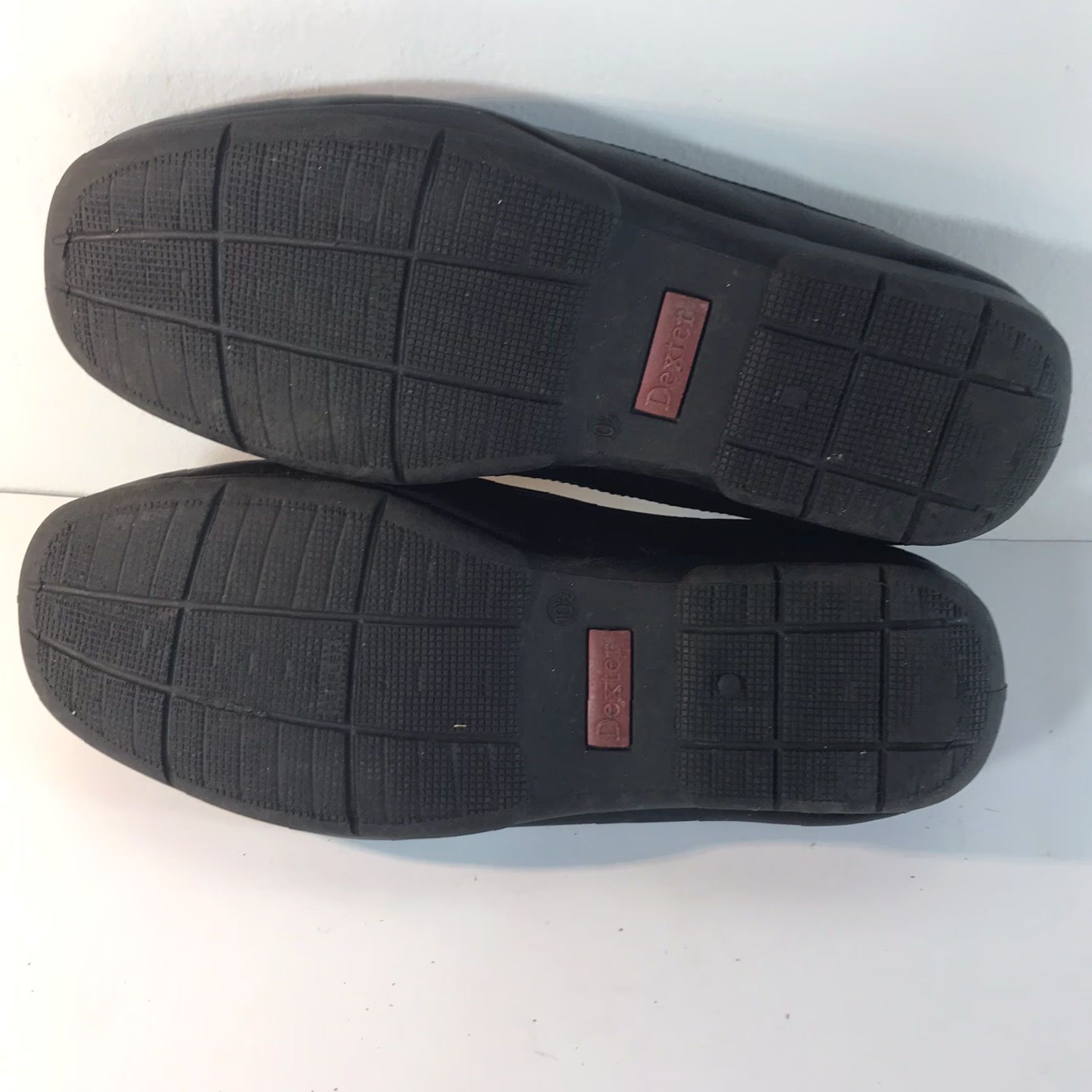 Vintage VINTAGE Dexter Men’s Casual Loafers Size 10.5 Black Faux Leather Memory Foam Comfort Size US 10.5 / EU 43-44 - 4 Thumbnail