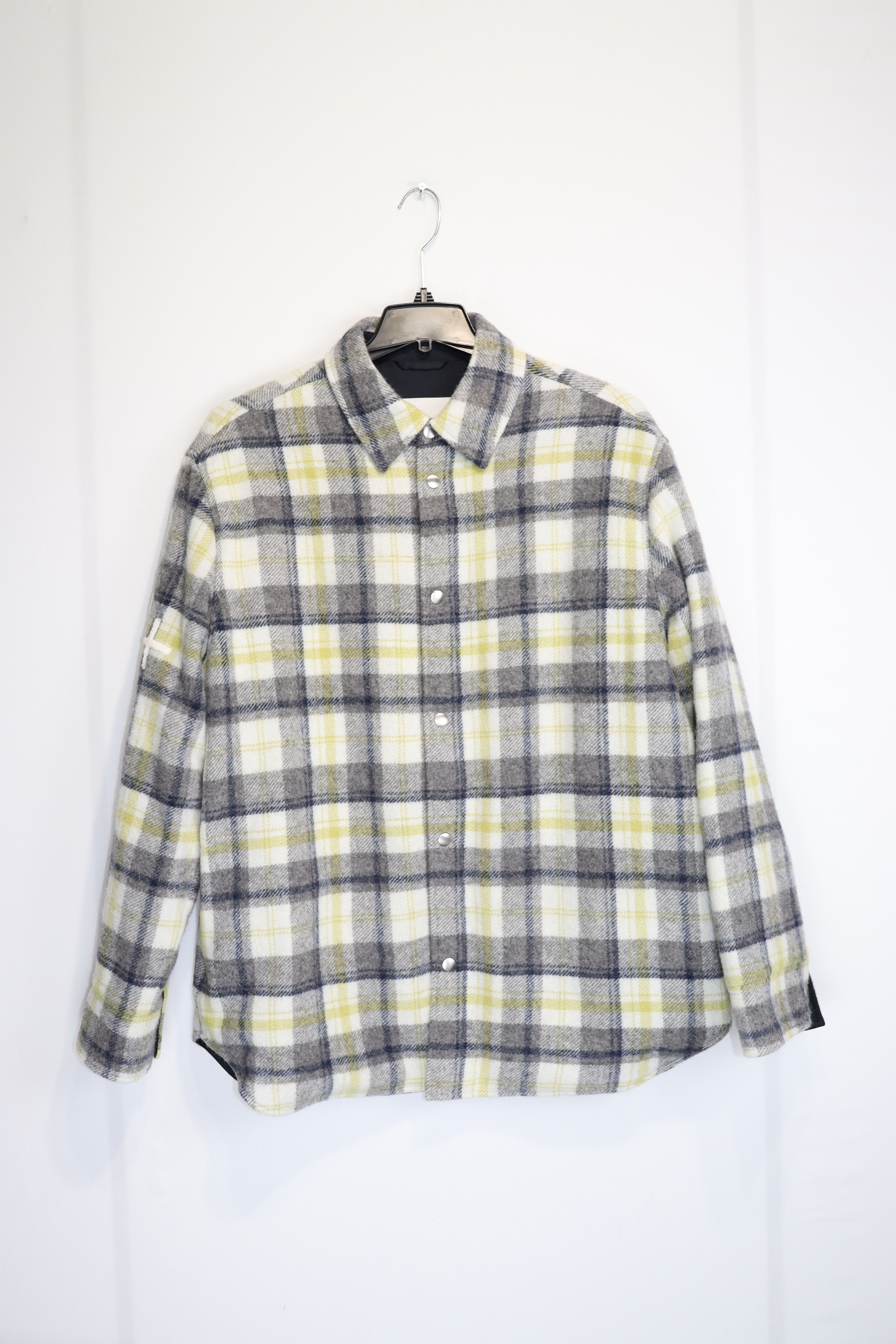 Jil Sander o1rshd1 Outer Wool Check Shirt 09 EMB in Multicolor Size US L / EU 52-54 / 3 - 1 Thumbnail