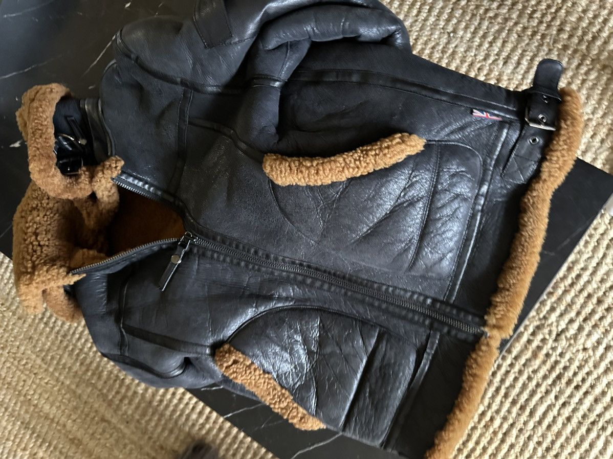 Boda Skins Boda skins hunter noir 3.0 black shearling leather jacket Size US XS / EU 42 / 0 - 2 Thumbnail