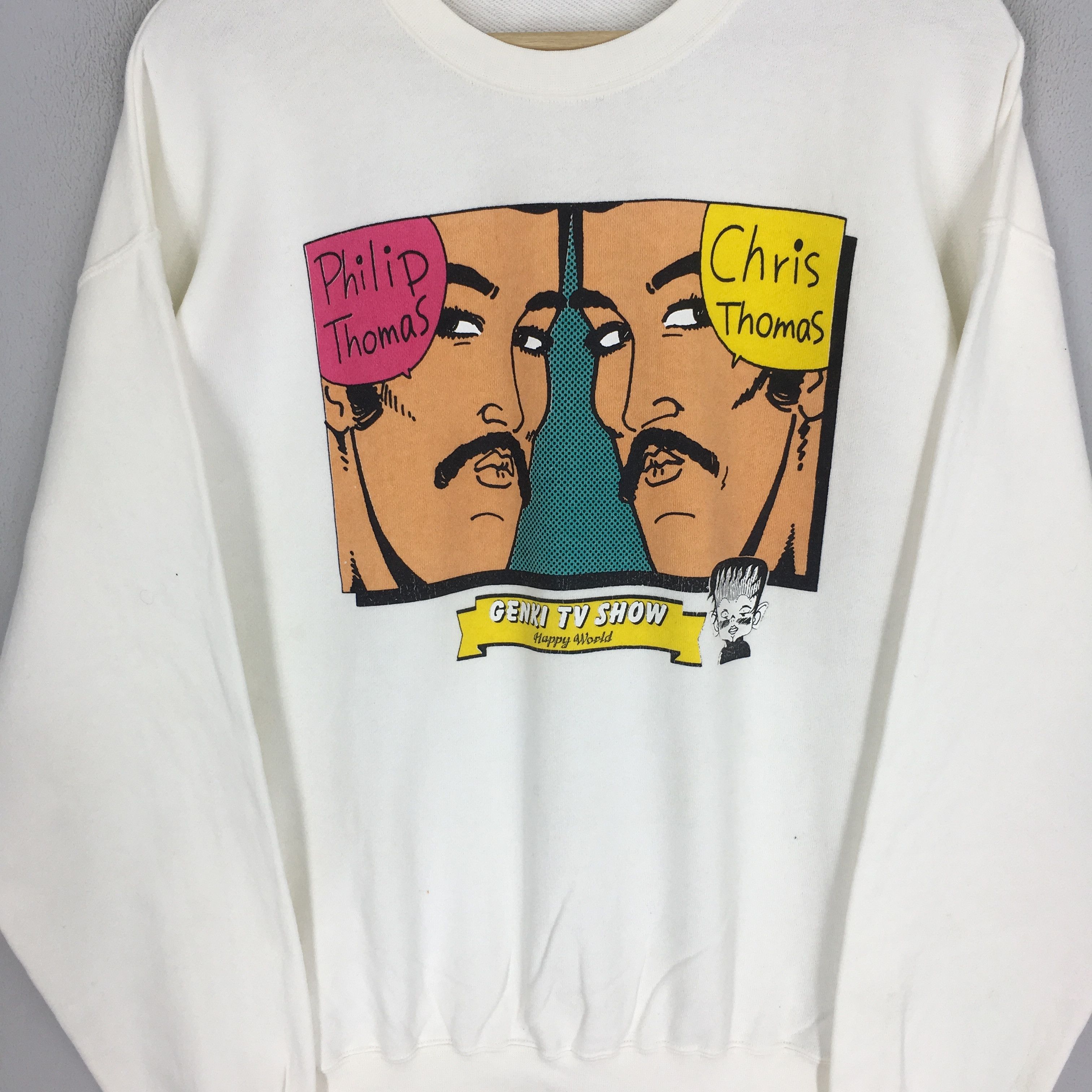 Garbage TV VINTAGE GENKI TV SHOW ANIME MOVIE SWEATSHIRT - 1592 Size US M / EU 48-50 / 2 - 3 Thumbnail