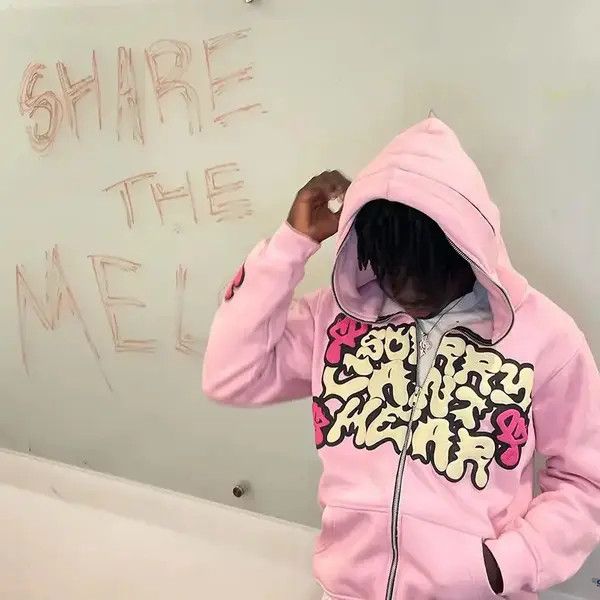 VIBE Harajuku style jacket sweatshirt Zip-up top Casual hoodies Size US M / EU 48-50 / 2 - 8 Thumbnail
