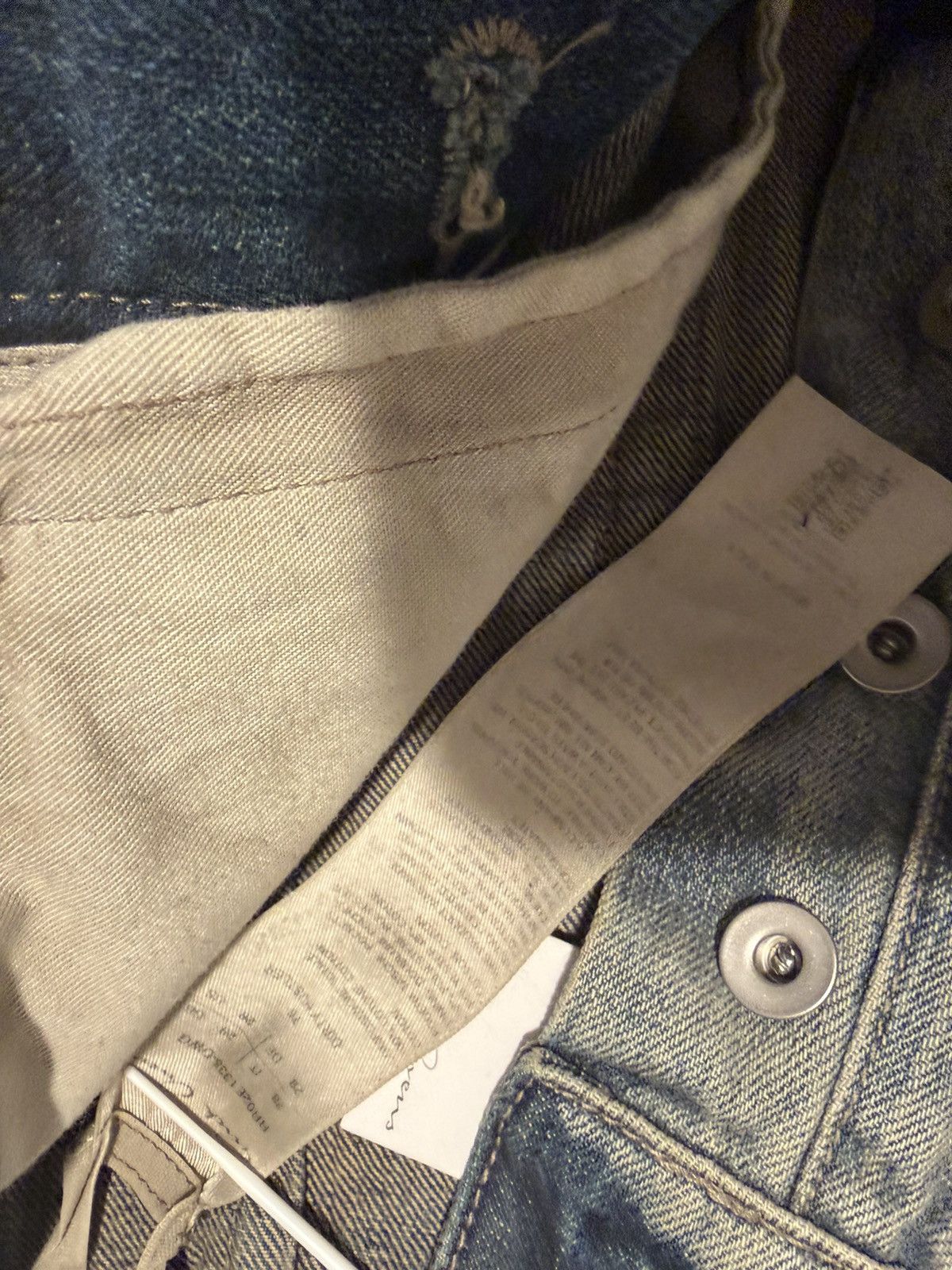 Rick Owens Rick Owens Bolans Faded Wide-Leg Jeans. 28 Size US 28 / EU 44 - 8 Thumbnail
