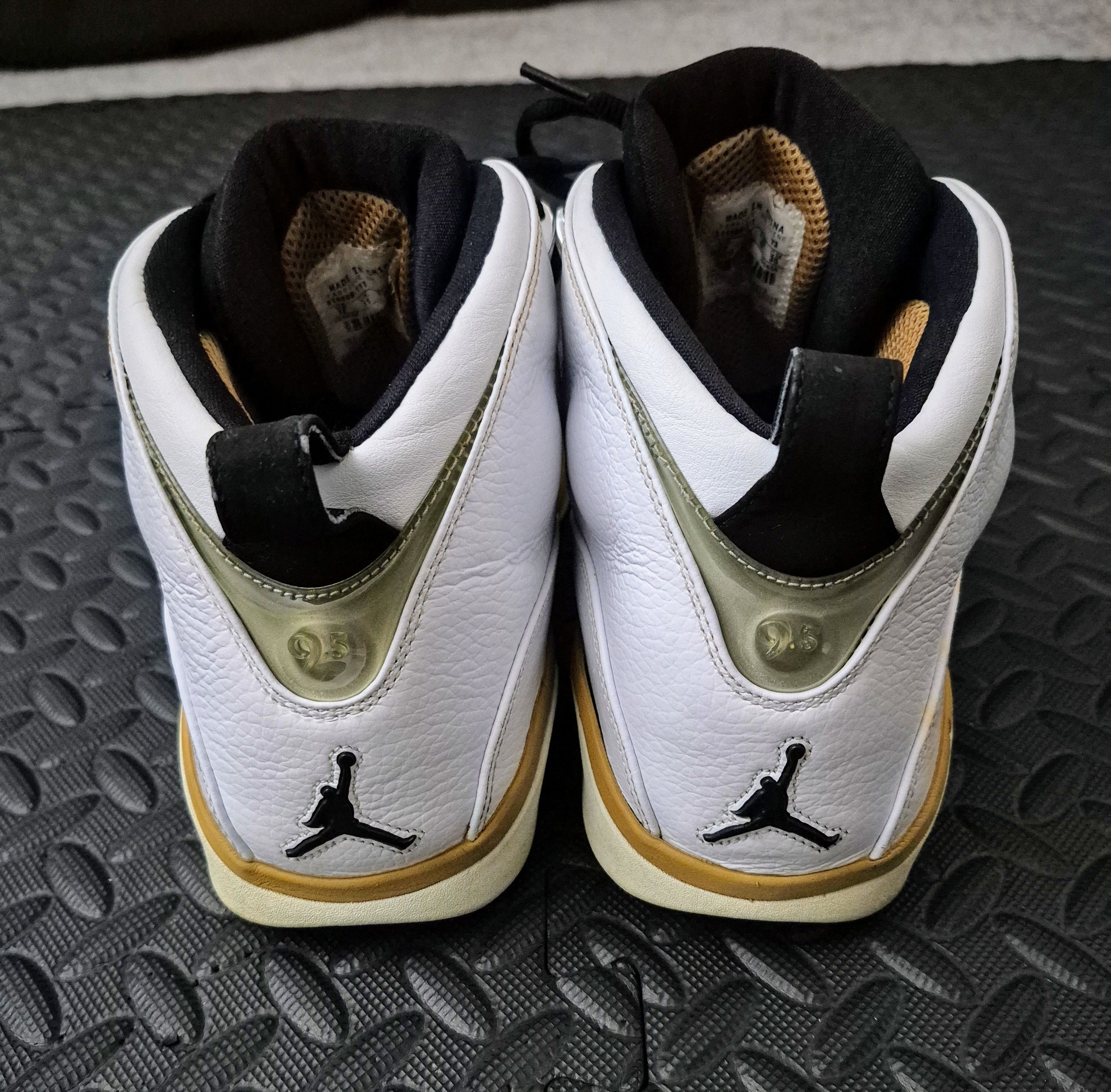 Jordan Brand Size 12M - Jordan 9.5 Team 'White Miners Gold' (314308-111) Size US 12 / EU 45 - 5 Thumbnail