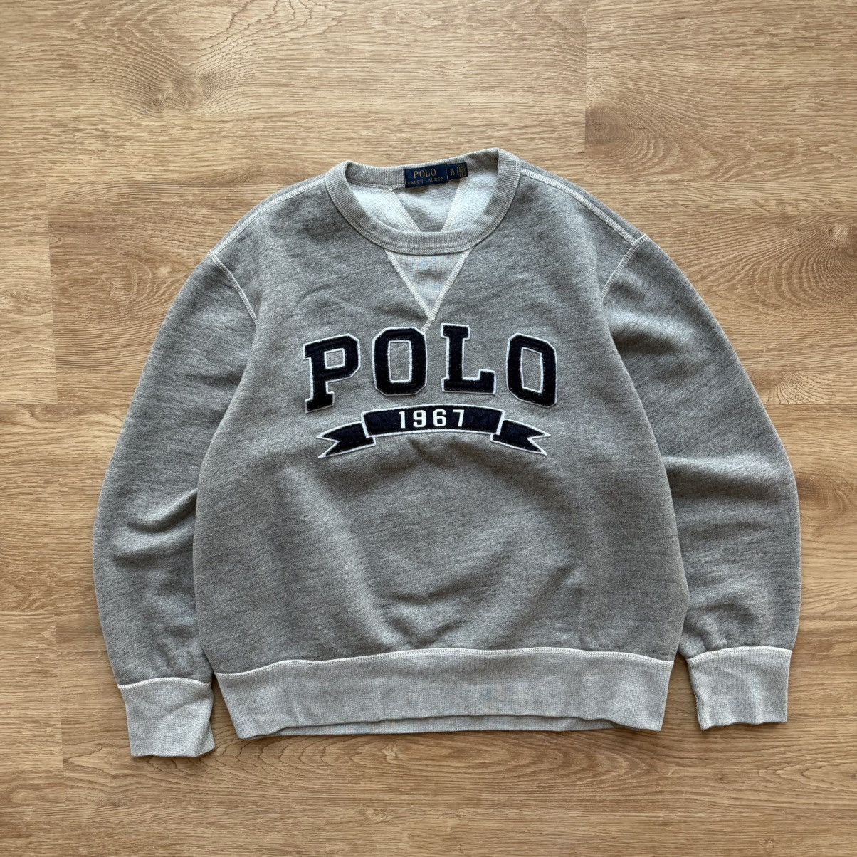 Ralph Lauren POLO RALPH LAUREN BOXY GRAY CREWNECK OLD MONEY Size US XL / EU 56 / 4 - 2 Thumbnail